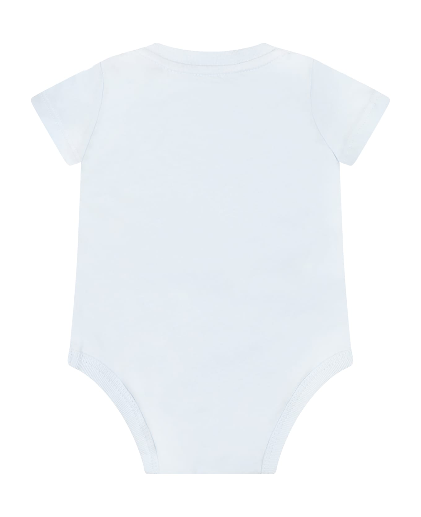 Ralph Lauren Light-blue Body For Baby Boy With Pony Logo - Light Blue