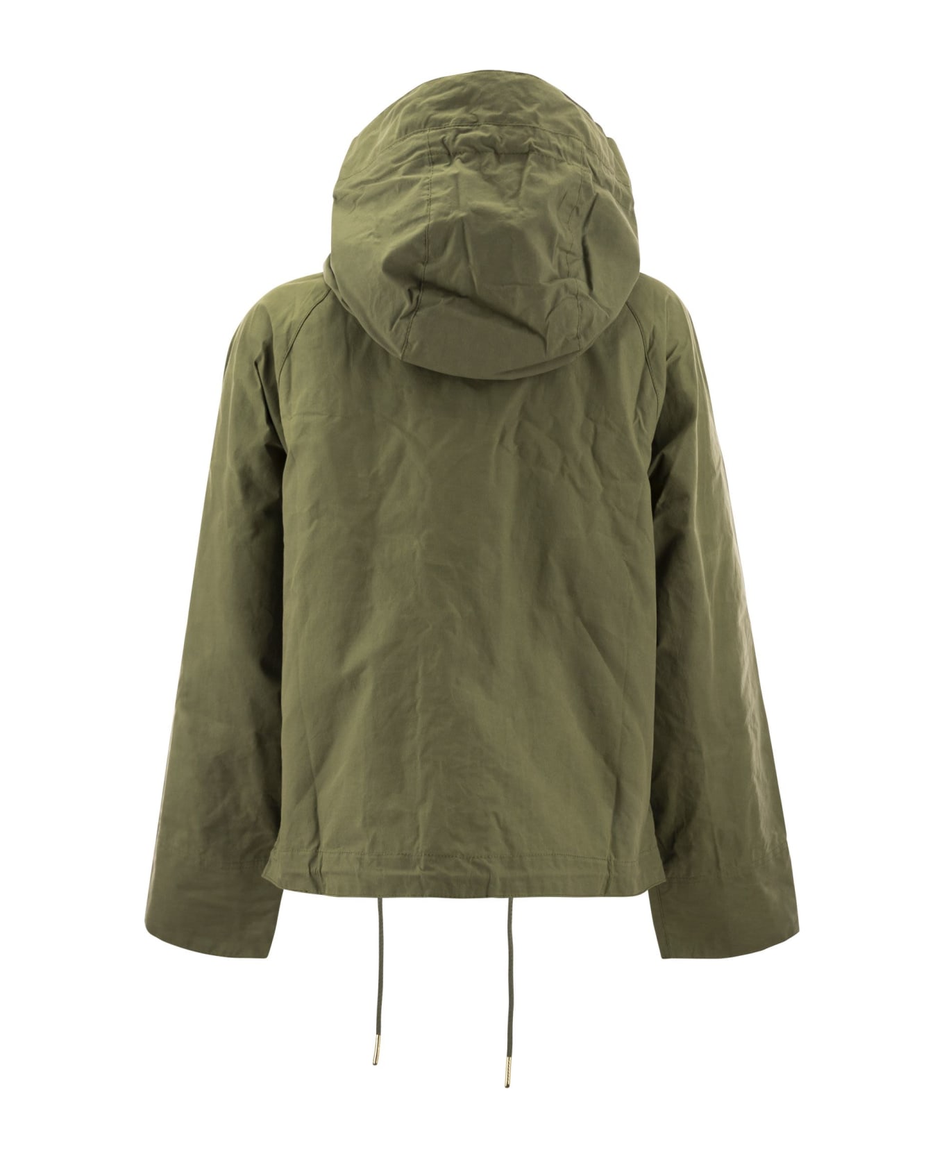Barbour Nith - Hooded Rain Jacket - Military Green