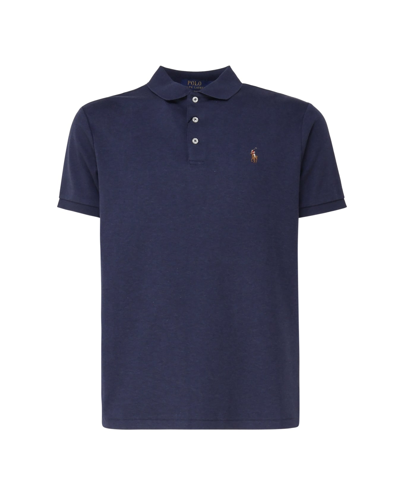 Polo Ralph Lauren Polo Shirt With Embroidery - Blue ポロシャツ