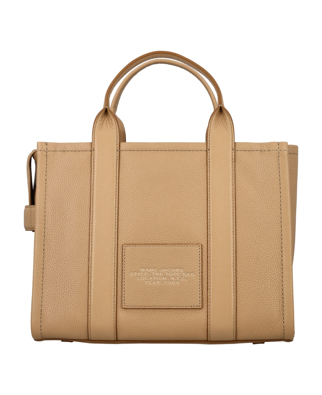 Marc Jacobs The Leather Medium Tote Bag - CAMEL トートバッグ