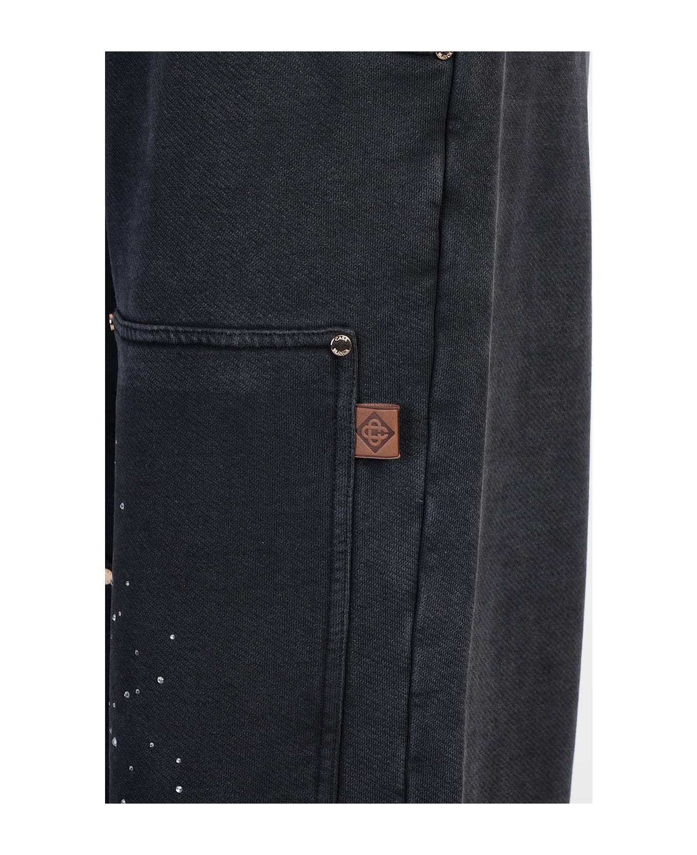 Casablanca Pants In Black Cotton - black