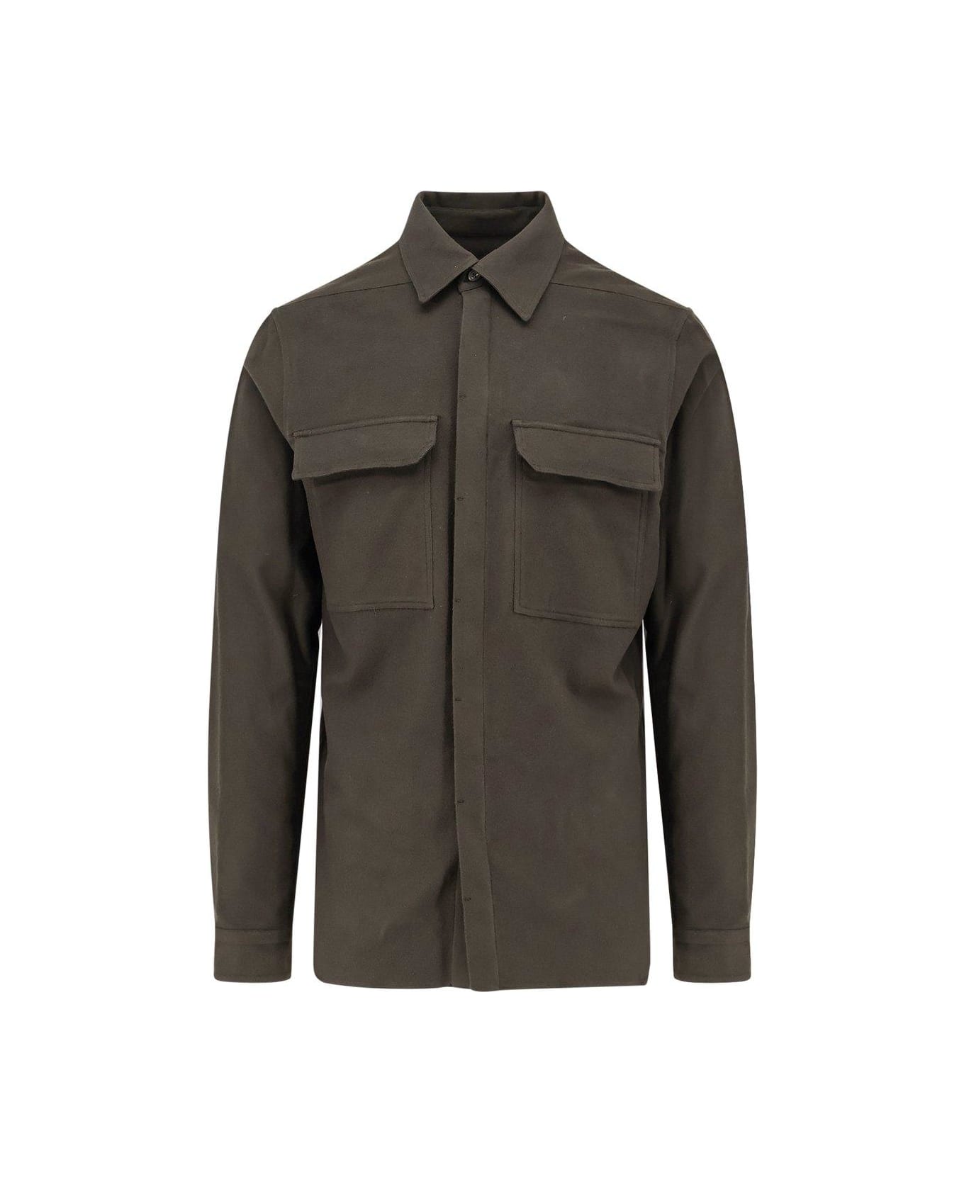 Rick Owens Button-detailed Long-sleeve Shirt