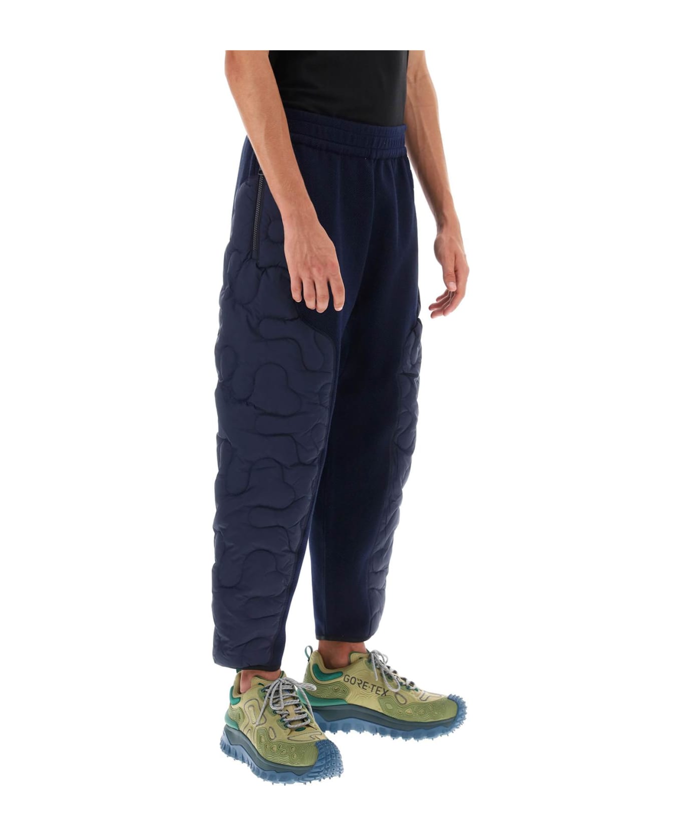 Moncler Genius Padded Trousers - Blue ボトムス