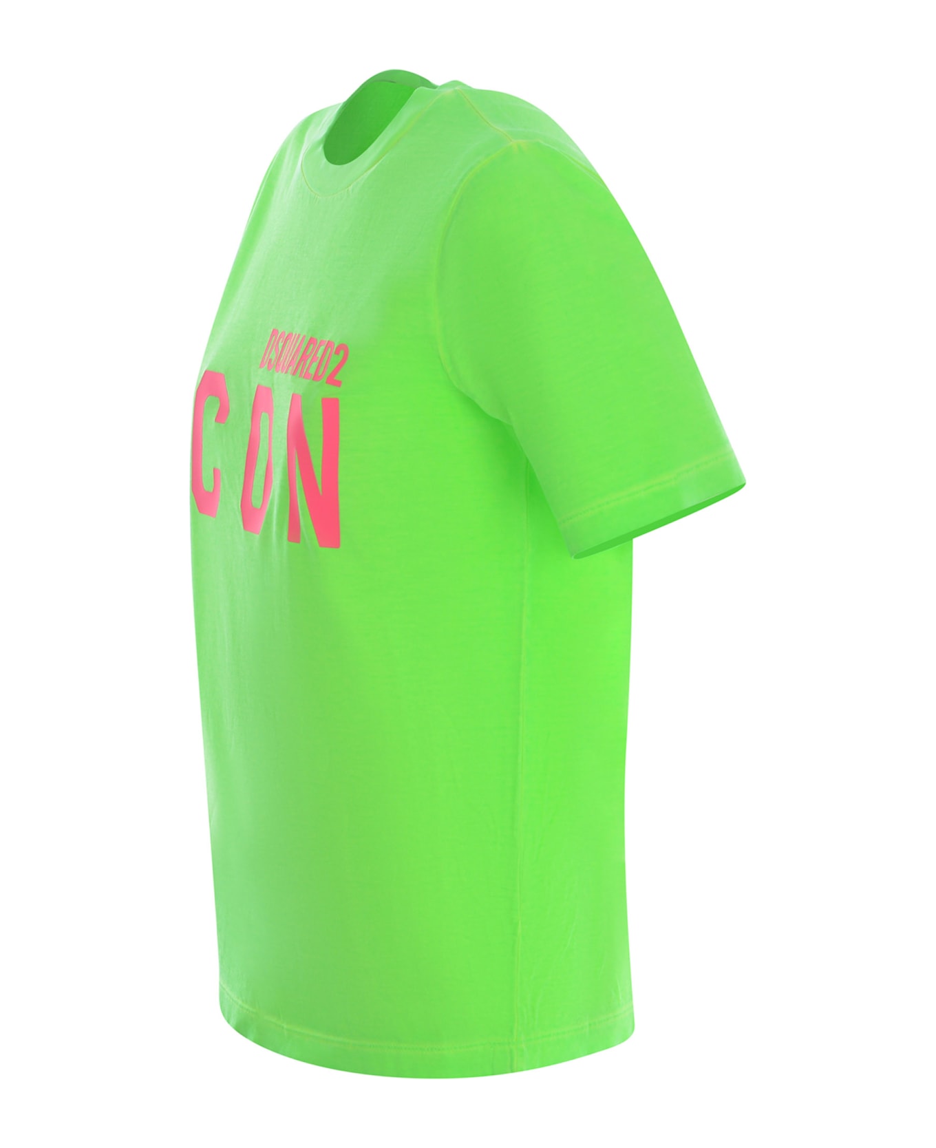 Dsquared2 T-shirt "icon" - Verde fluo