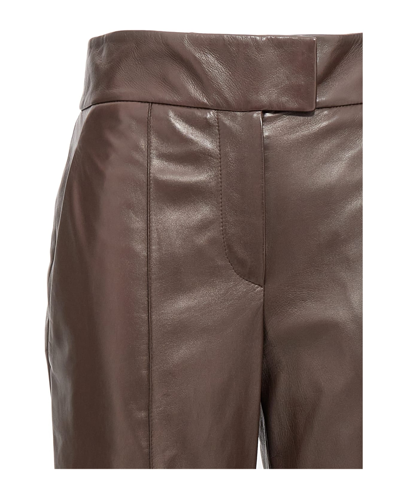 Brunello Cucinelli Leather Pants | italist