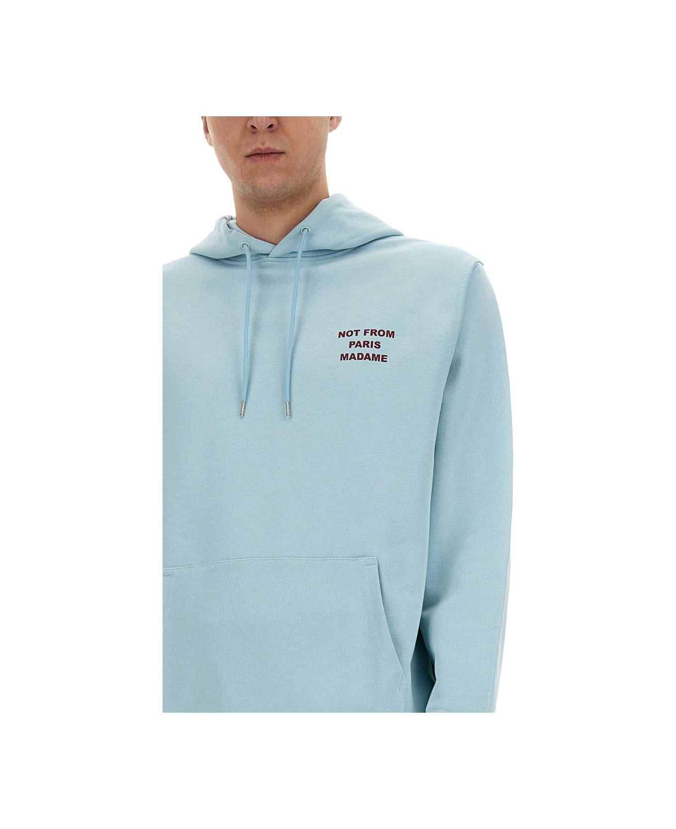 Drôle de Monsieur "slogan" Sweatshirt - AZURE