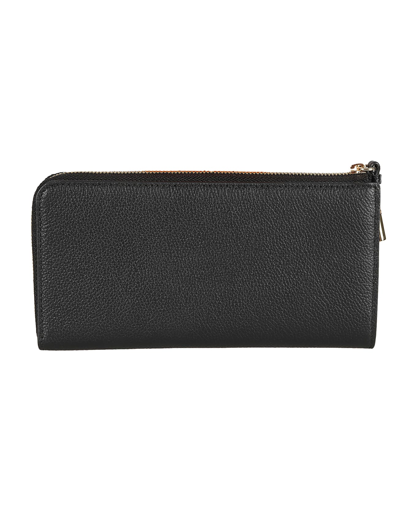 Furla Logo Zip-around Wallet - NERO