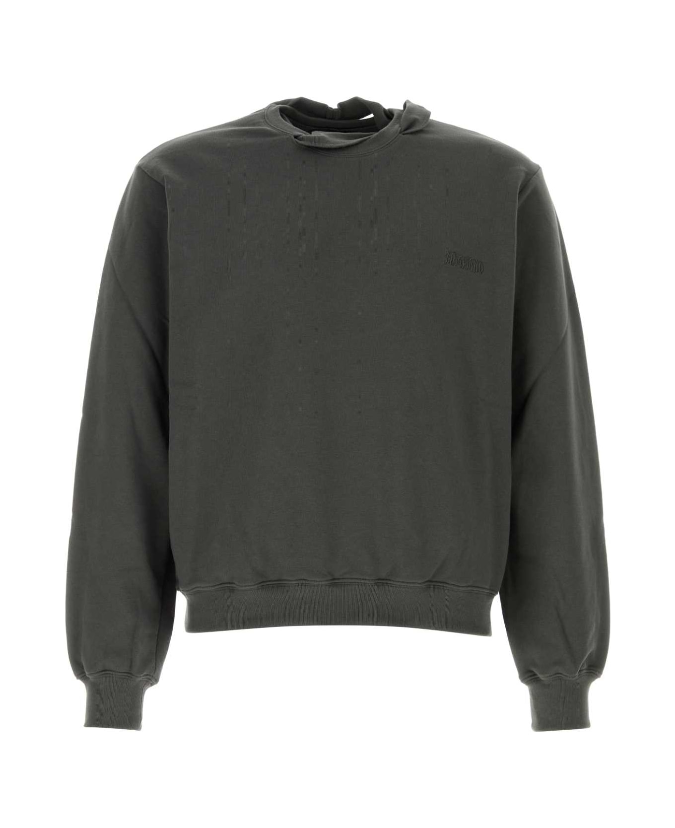 Magliano Charcoal Cotton Gym Sweatshirt - ANTRACITE
