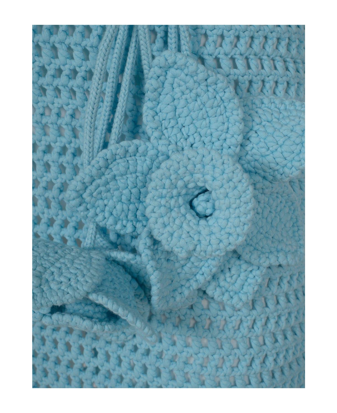 Burberry Crochet-knit Belted-waist Sleeveless Dress - B6004