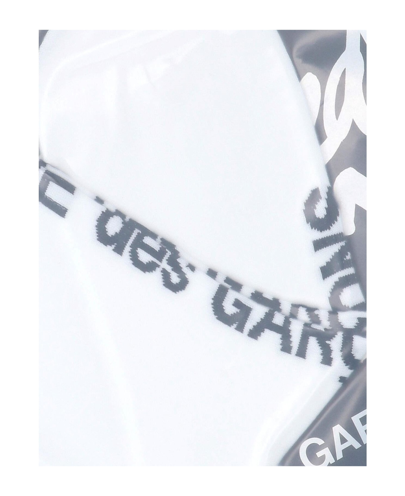 Comme des Garçons Logo Socks - White 靴下＆タイツ