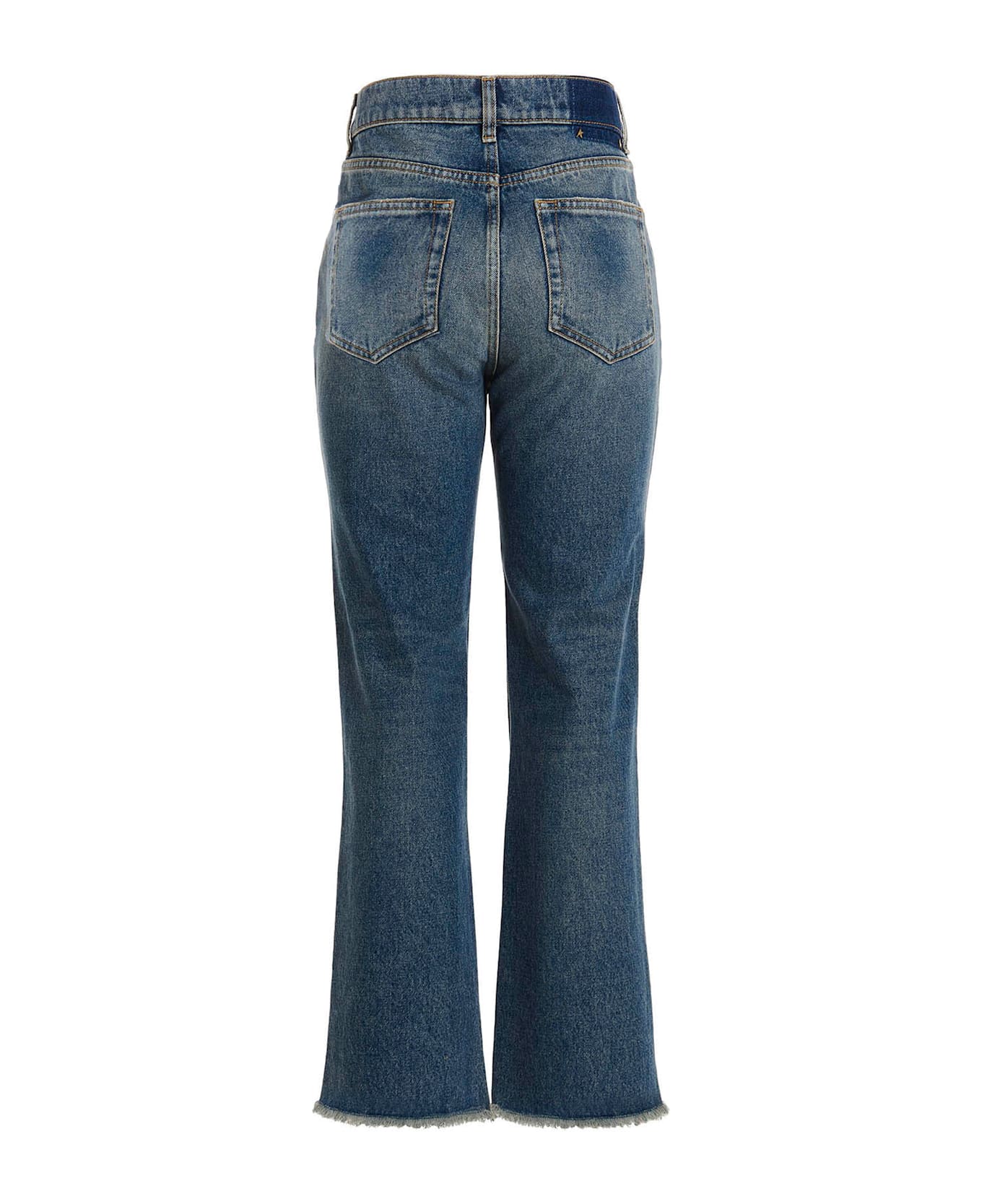 Golden Goose Used-effect Hem Detail - Blue