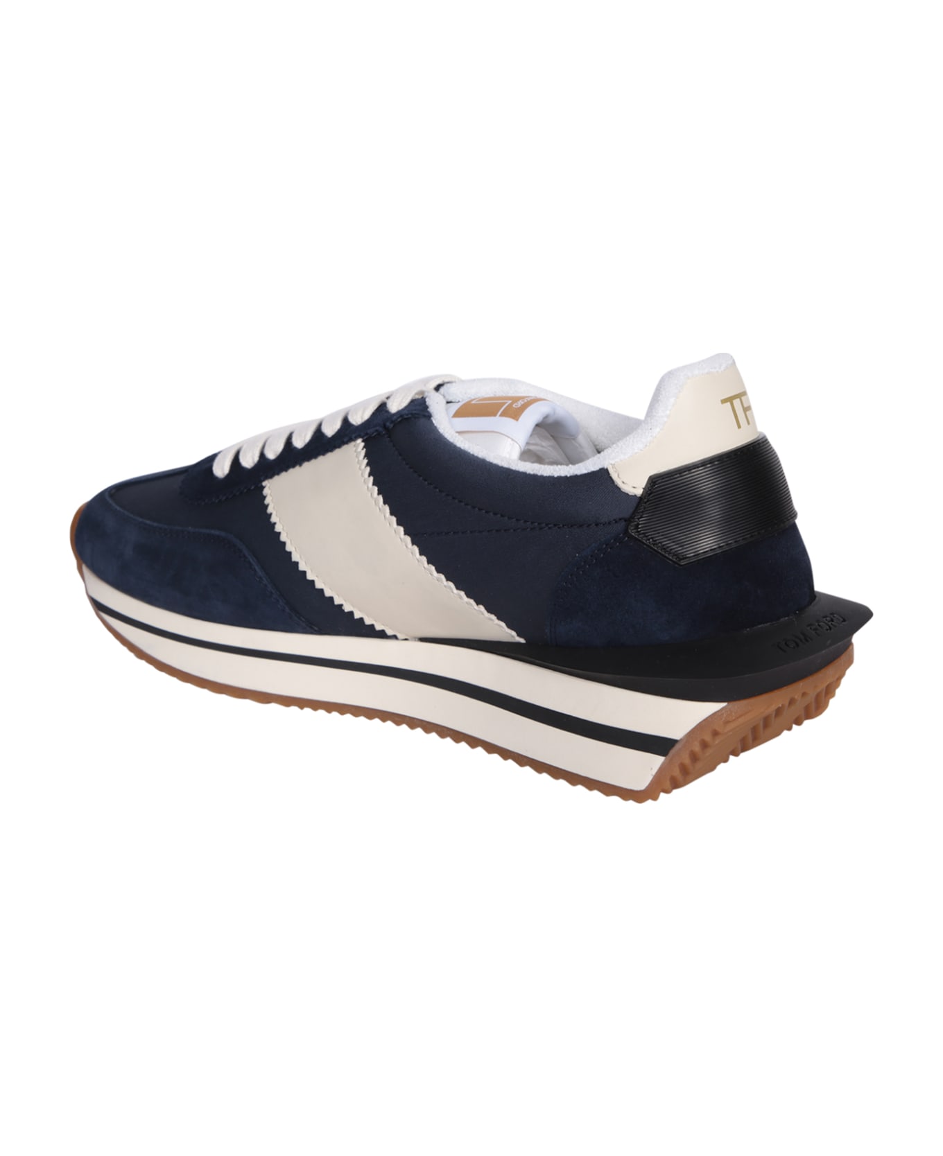 Tom Ford James Sneakers - MIDNIGHTBLUEBEIGECREAM