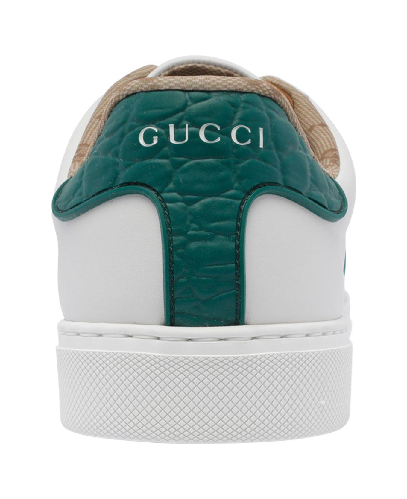 Gucci Ace Web Detailed Sneakers - White