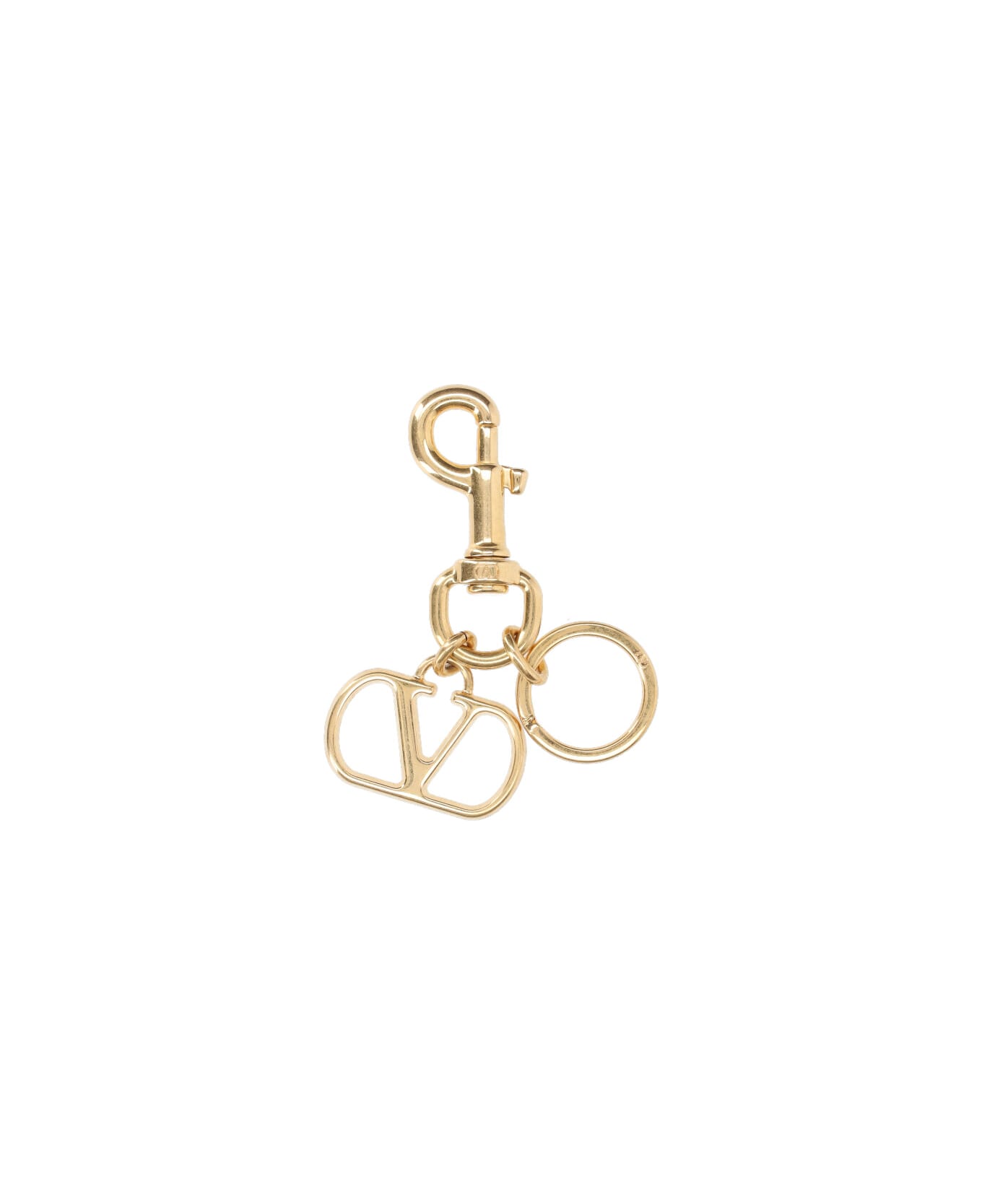 Valentino Garavani "vlogo Signature" Keyring - Gold