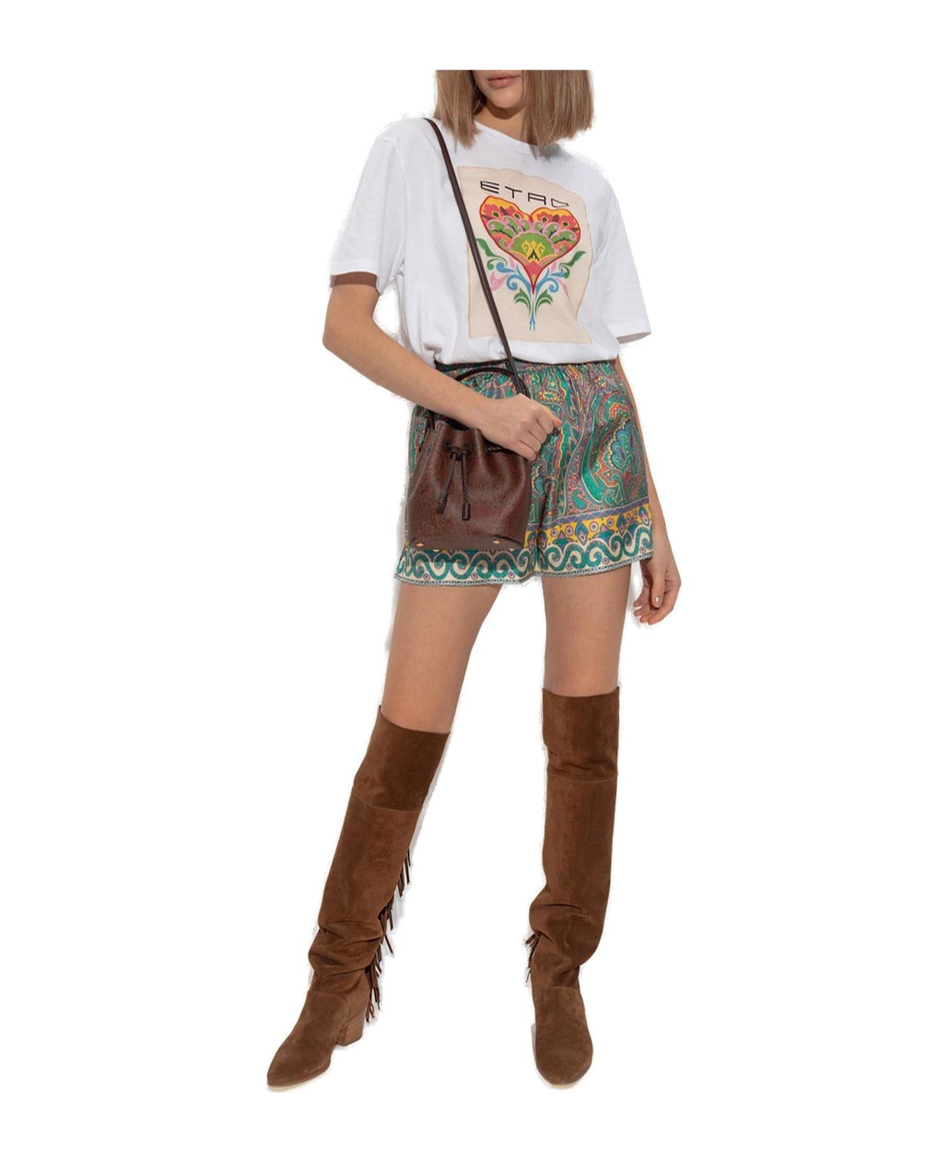 Etro Paisley Shorts - MULTICOLOUR