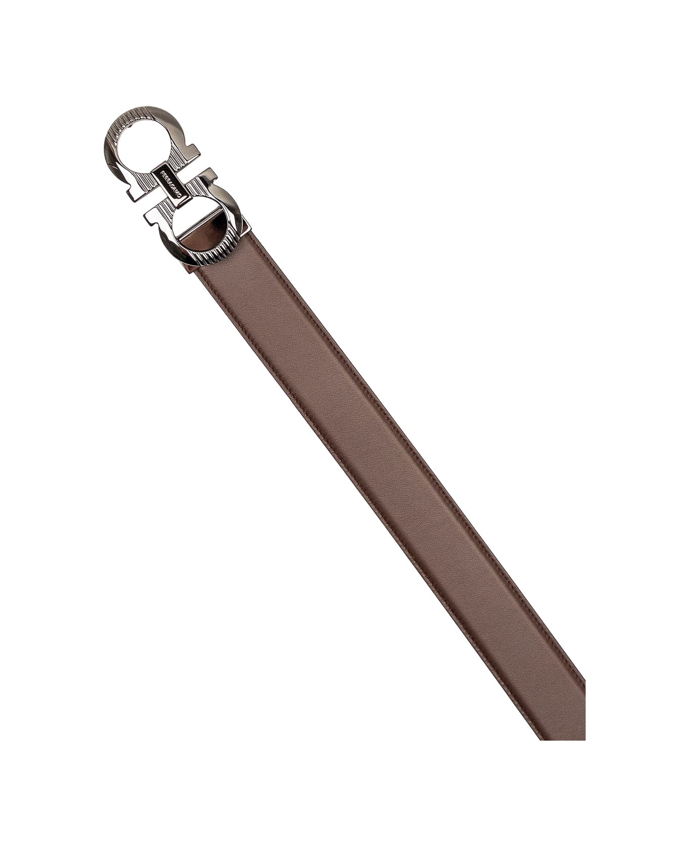 Ferragamo Reversible Gancini Belt - Brown