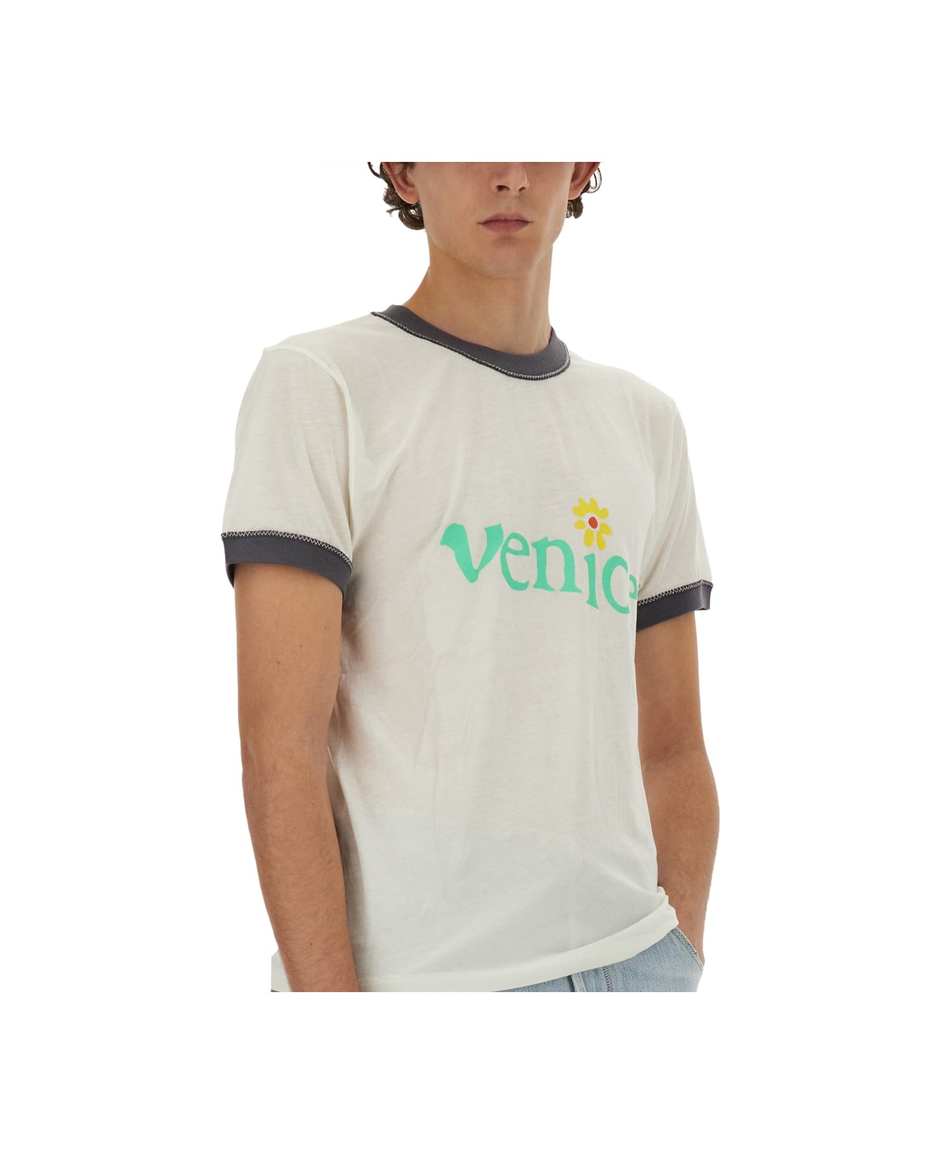 ERL T-shirt "venice" - WHITE