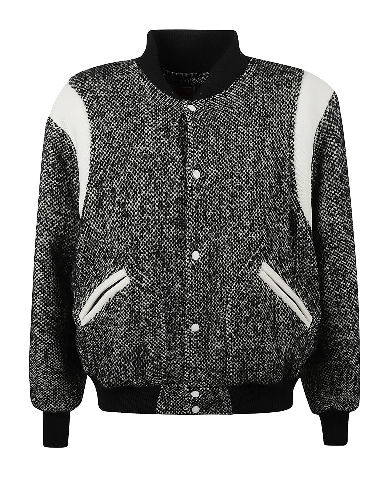 Kenzo Buttoned Bomber - Black