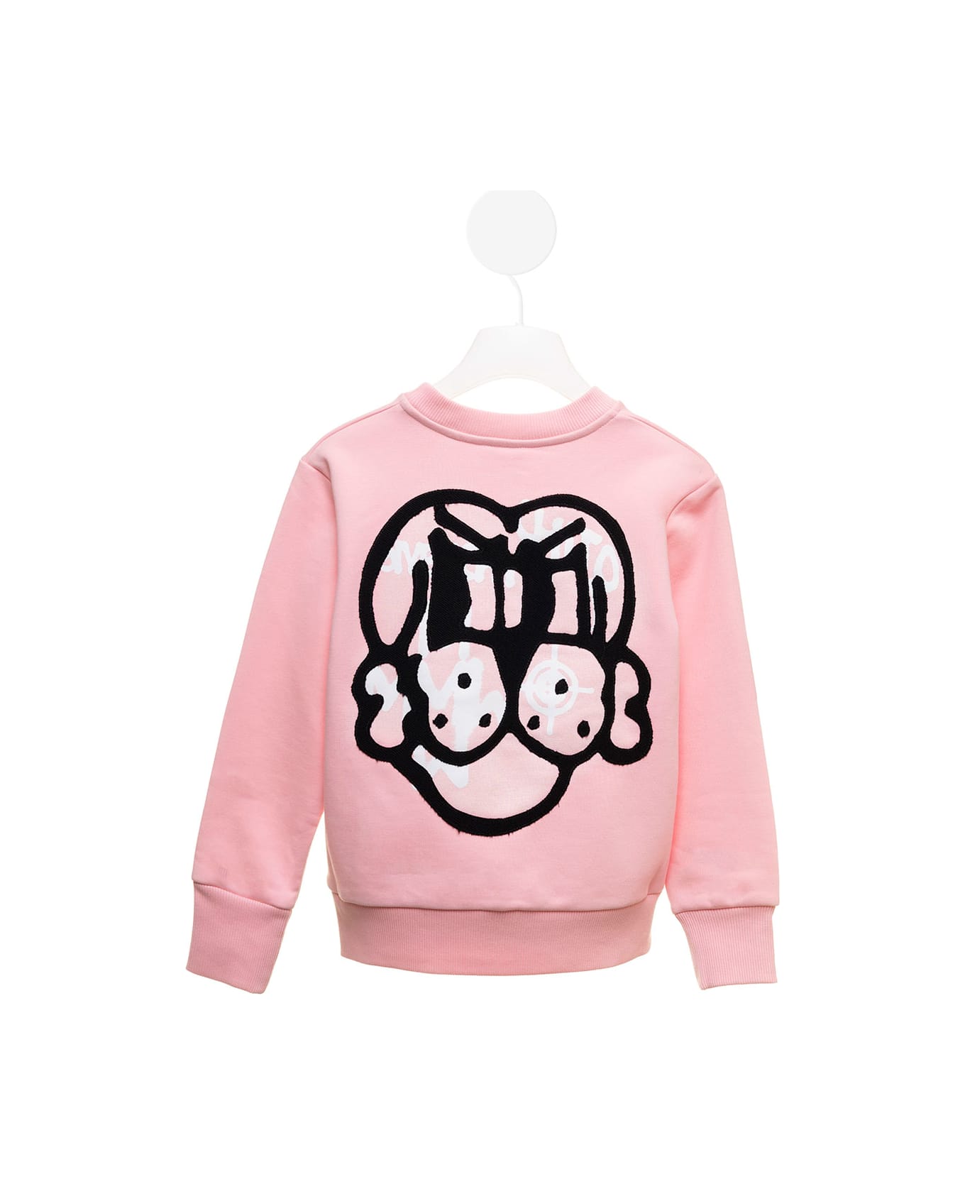 Givenchy Kids Girl's Pink Sweatshirt With Back Embroidery - Pink