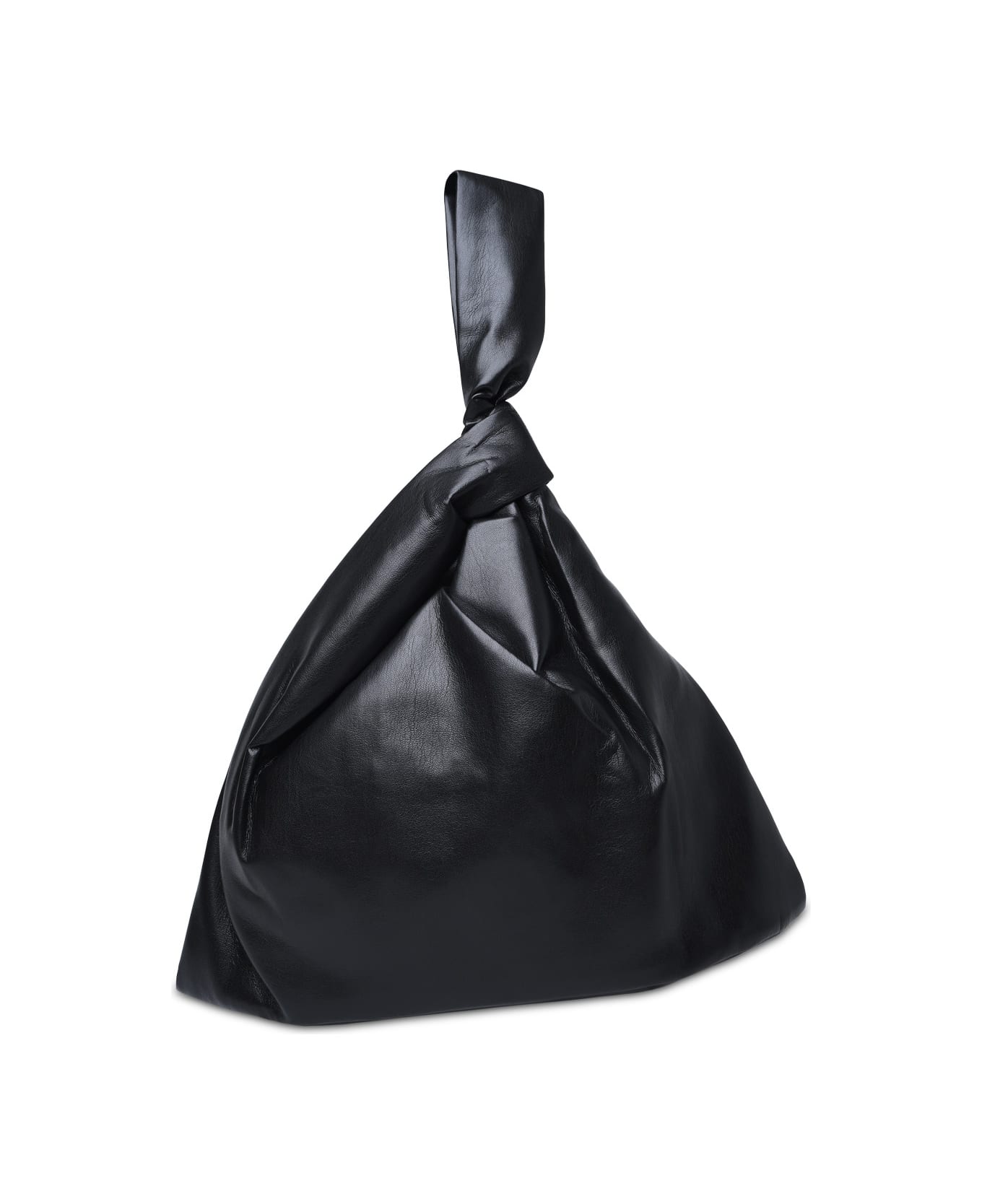 Nanushka Large 'jen' Black Vegan Leather Bag - Black トートバッグ