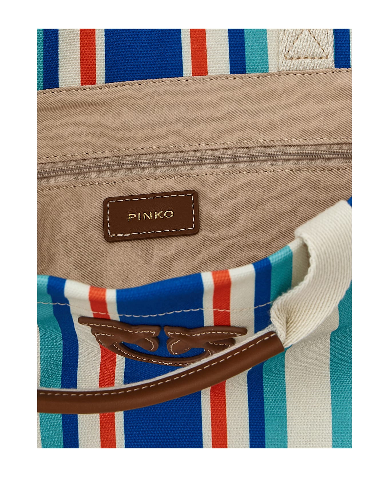 Pinko Shopping Medium Stripes - Multicolor