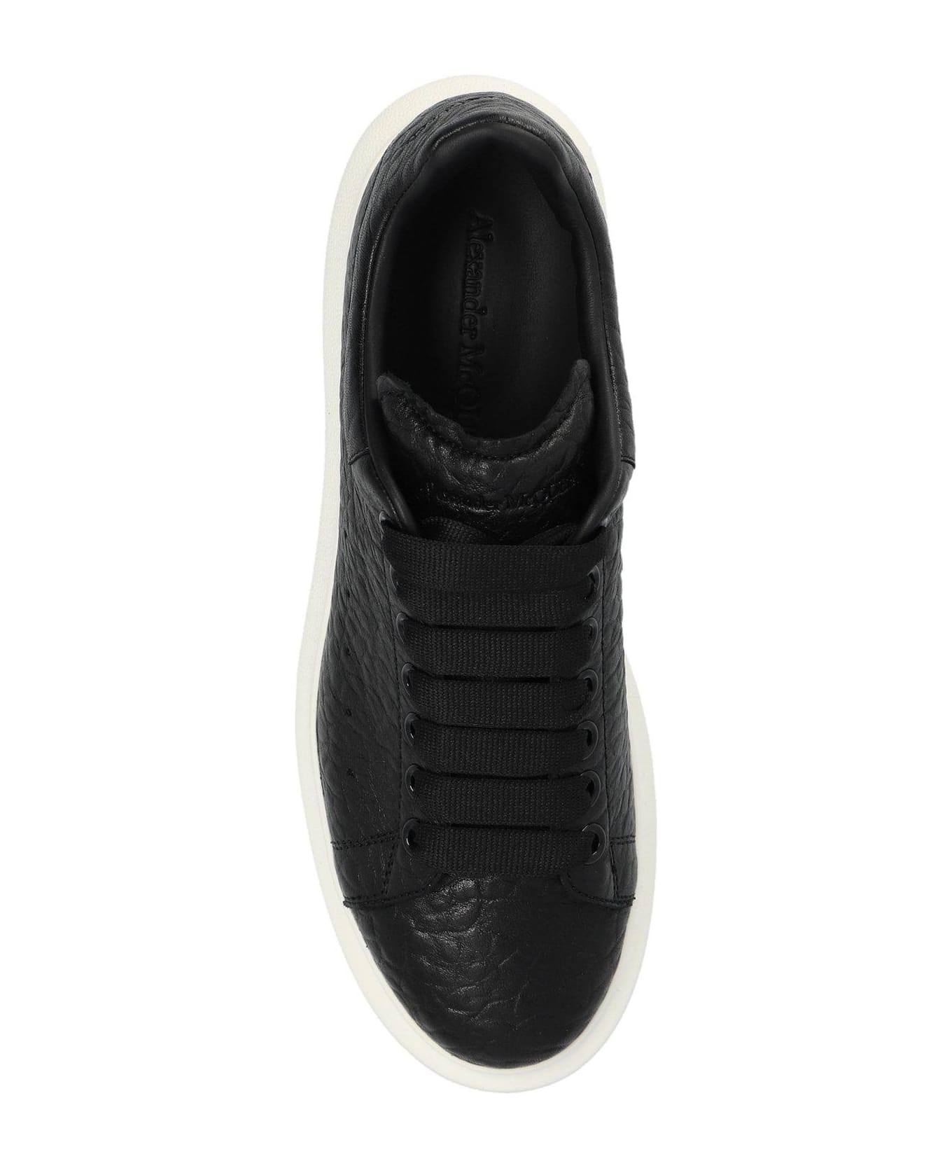 Alexander McQueen Oversized Lace-up Sneakers - BLACK