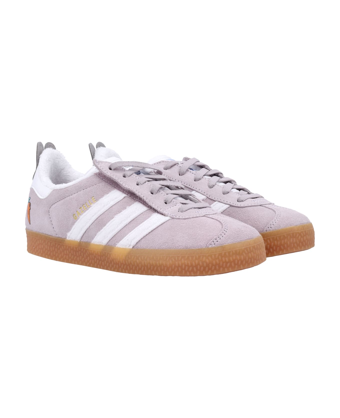 Adidas Originals Kid - Disney Gazelle Suede Sneakers - GREY/CLOUD WHITE/GUM