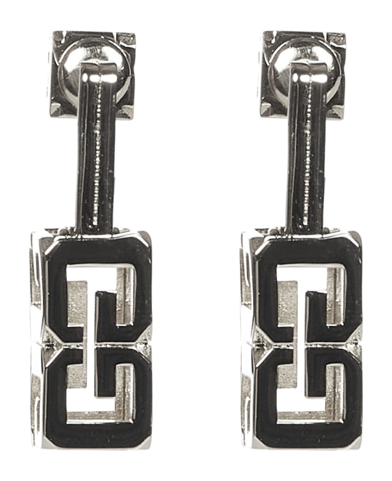 Givenchy G Cube Earrings - Silver