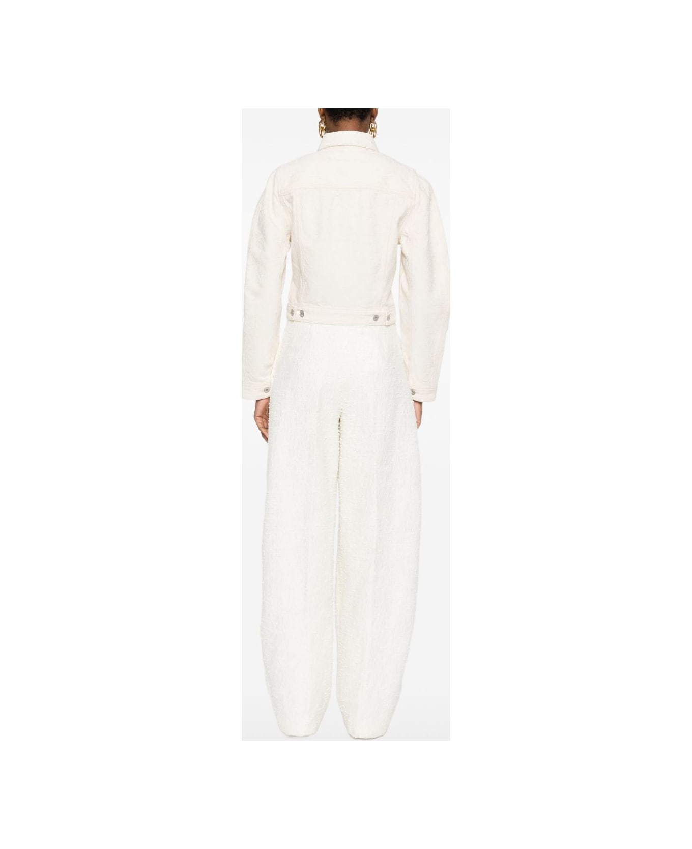 Jacquemus La Veste De-nimes Denim Jacket - White