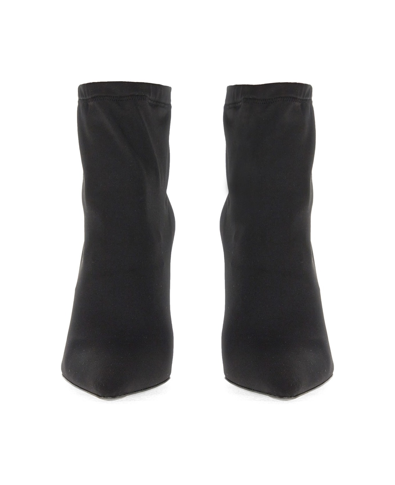 Dolce & Gabbana Stretch Jersey Ankle Boots - Black