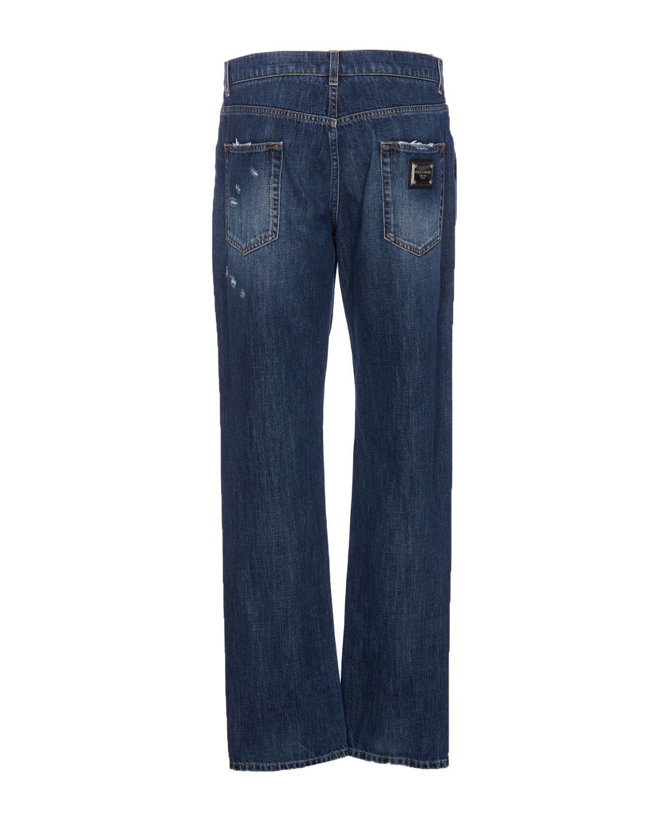 Dolce & Gabbana Jeans With Scraping - Blue デニム