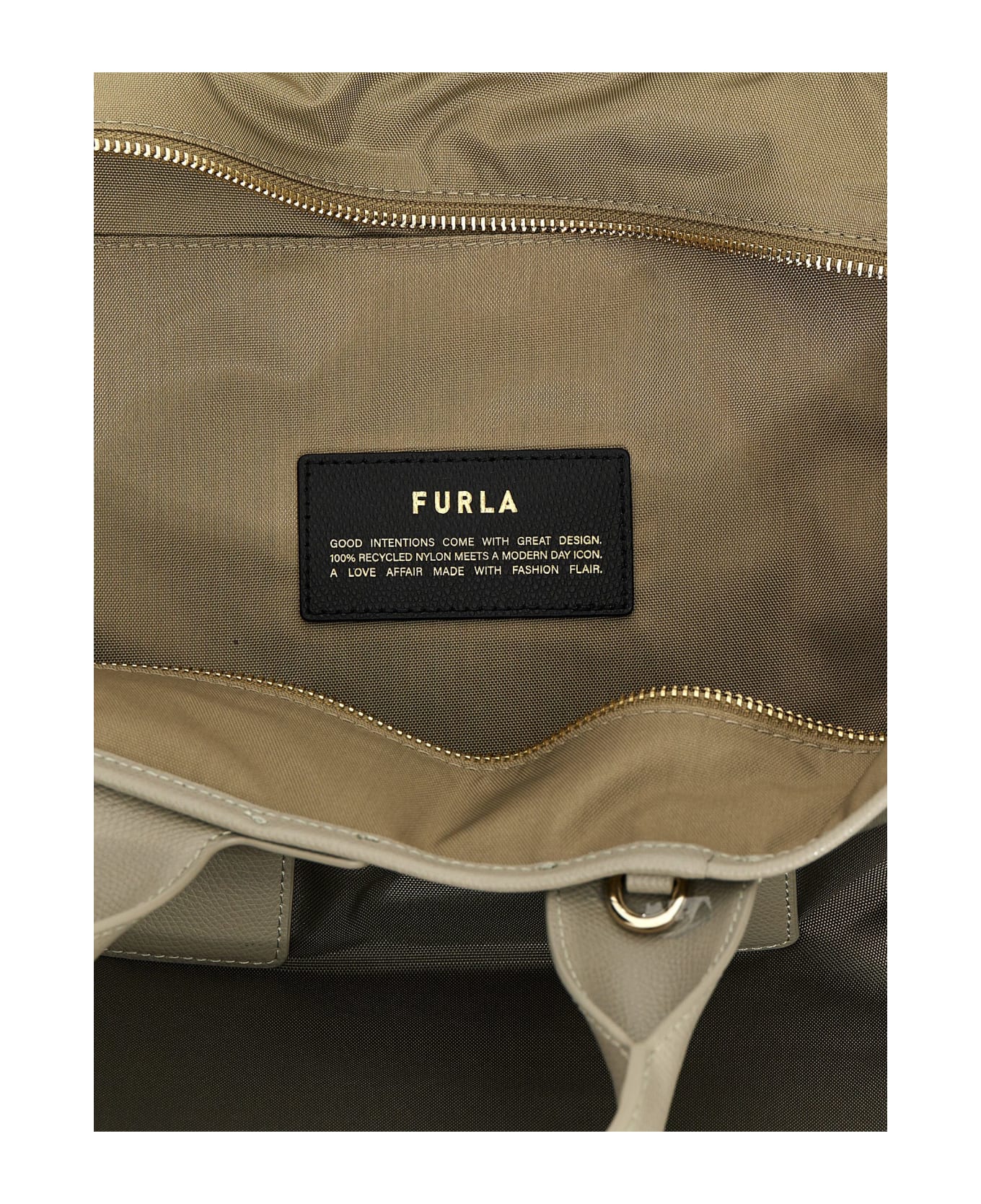 Furla Piuma Tote Bag - Gray