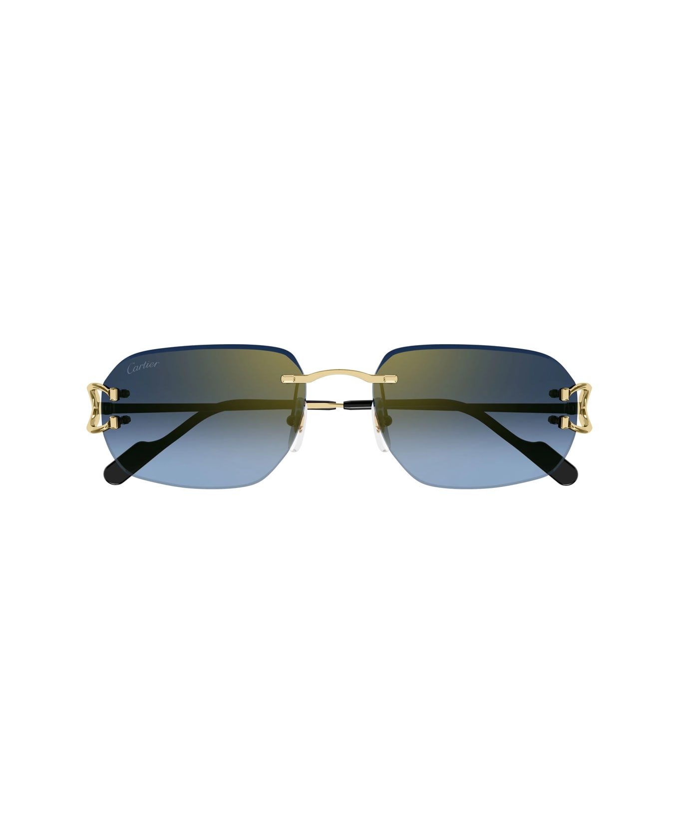 Cartier Eyewear Ct0468s Signature C De Cartier 002 Gold Sunglasses - Oro