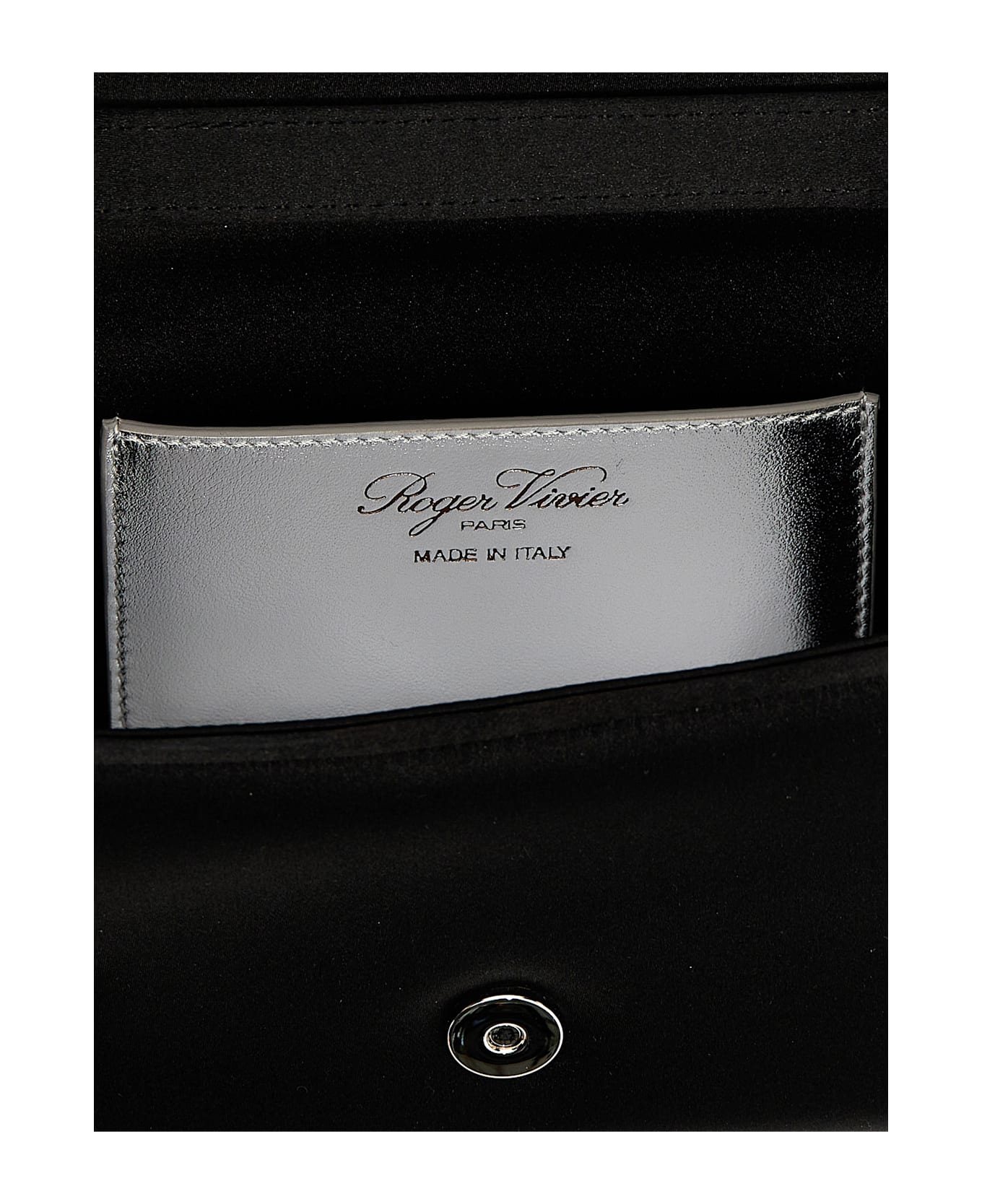 Roger Vivier Pilgrim Micro Bag - Black