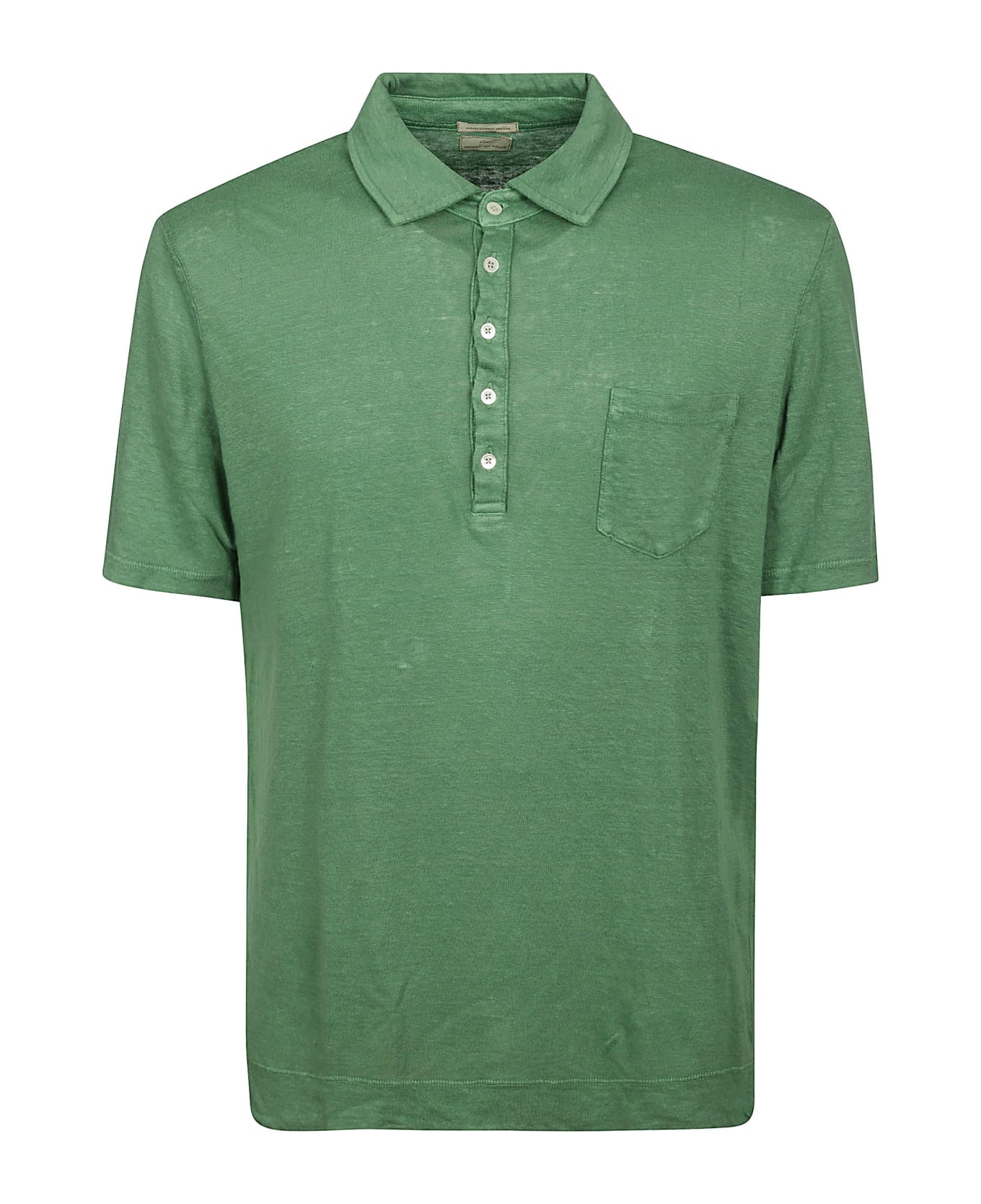 Massimo Alba Polo Shirt With Pocket - Deep Lake ポロシャツ