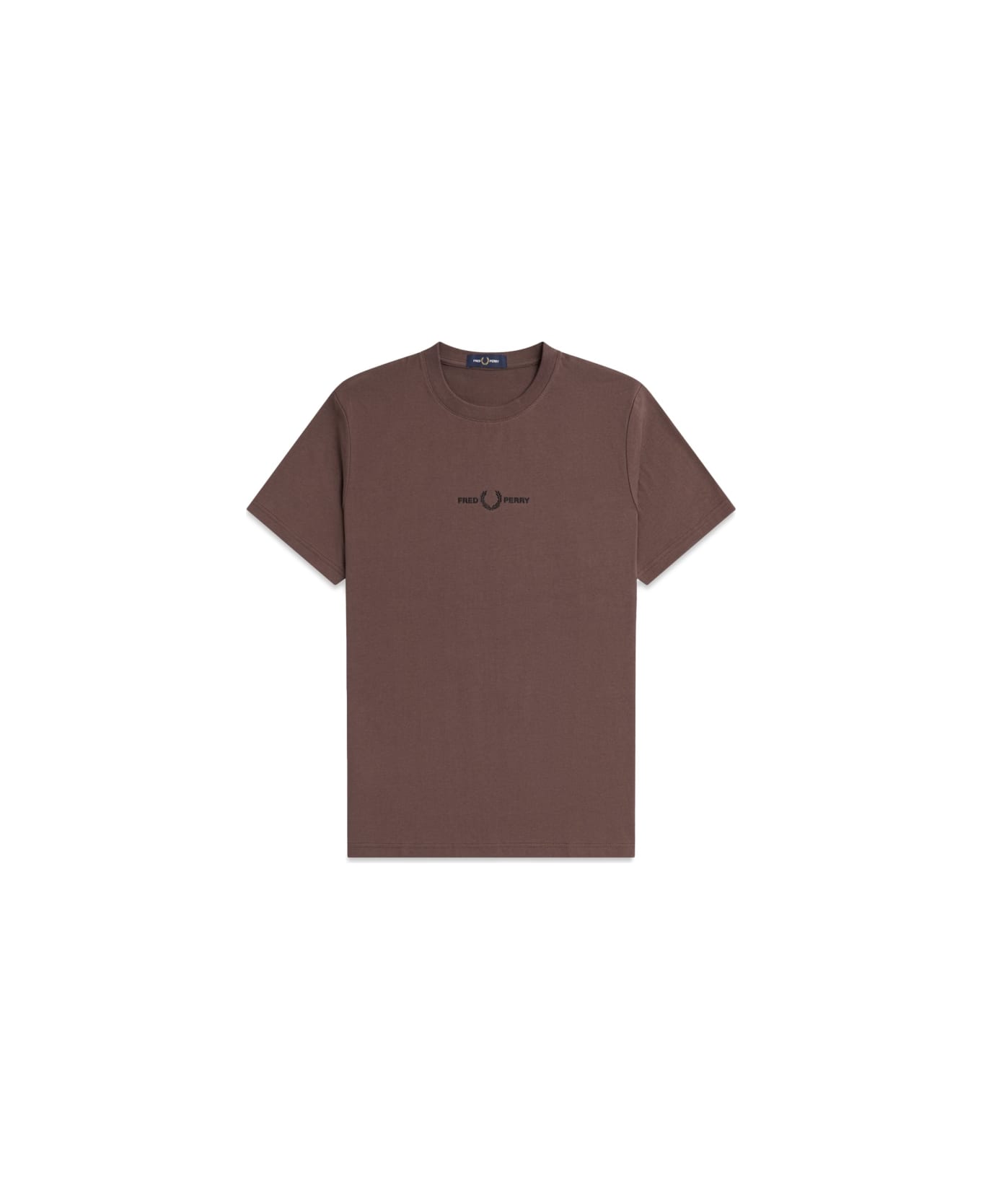 Fred Perry T-shirt With Logo - BROWN