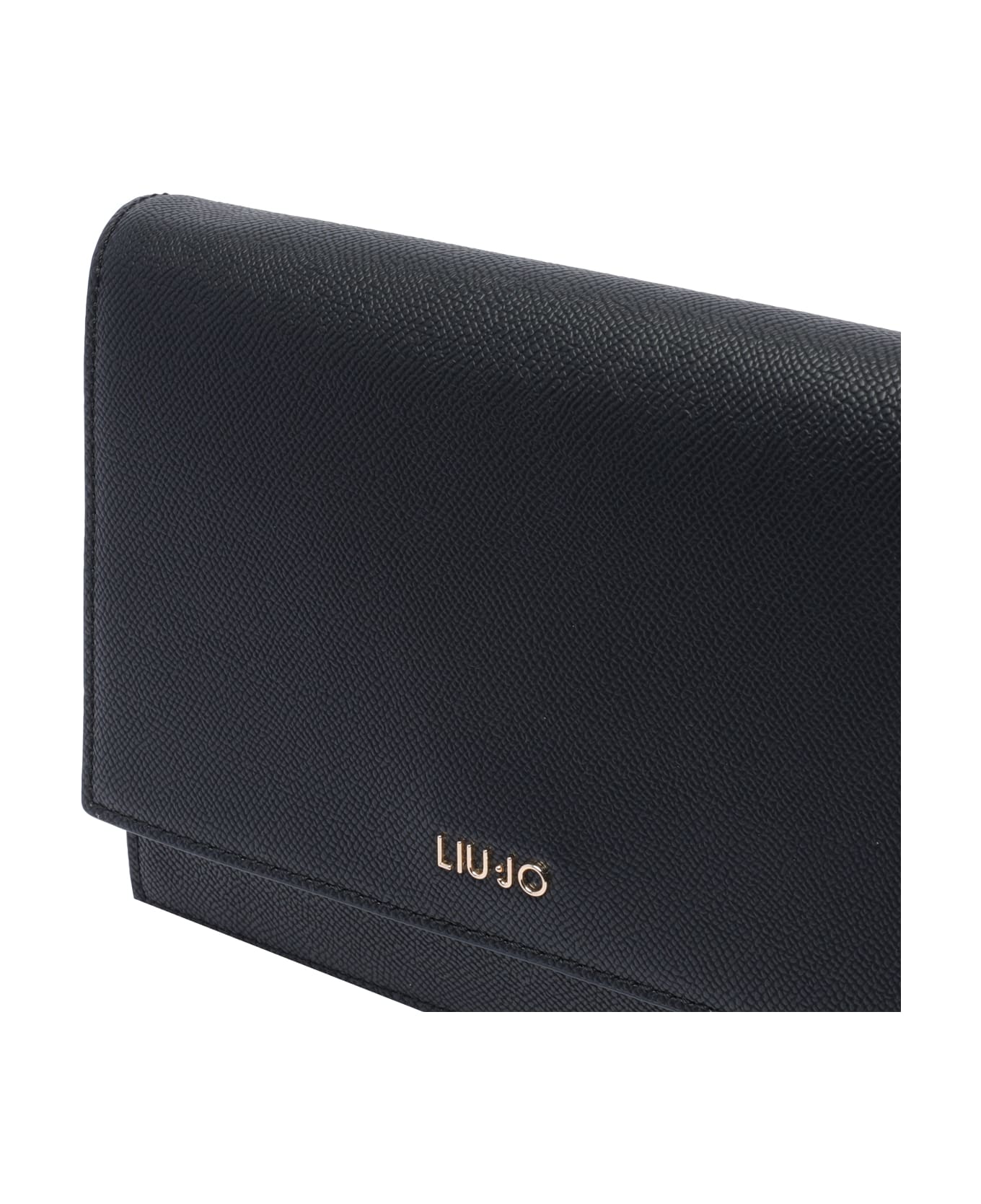 Liu-Jo Logo Crossbody Bag - Black