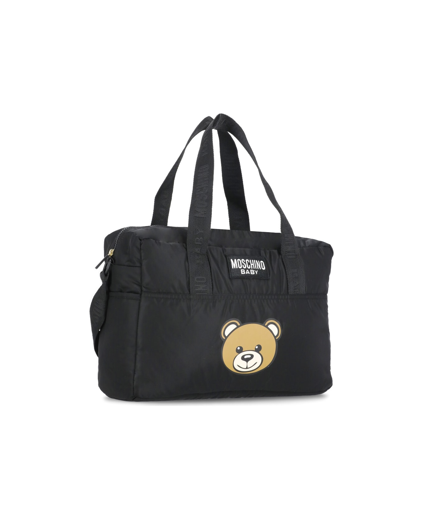 Moschino Changing Bag With Logo - Black