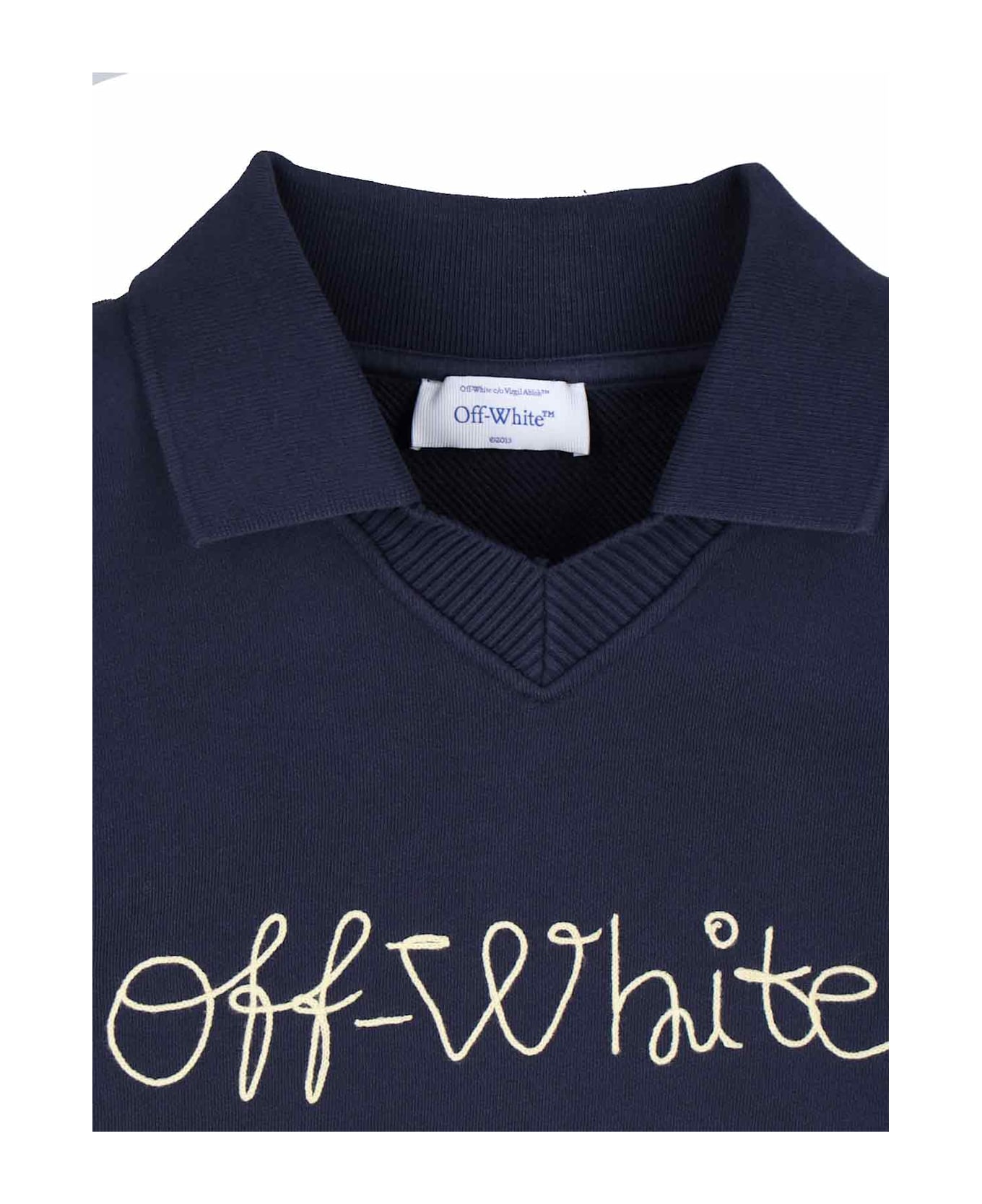 Off-White Logo Sweater - Blue