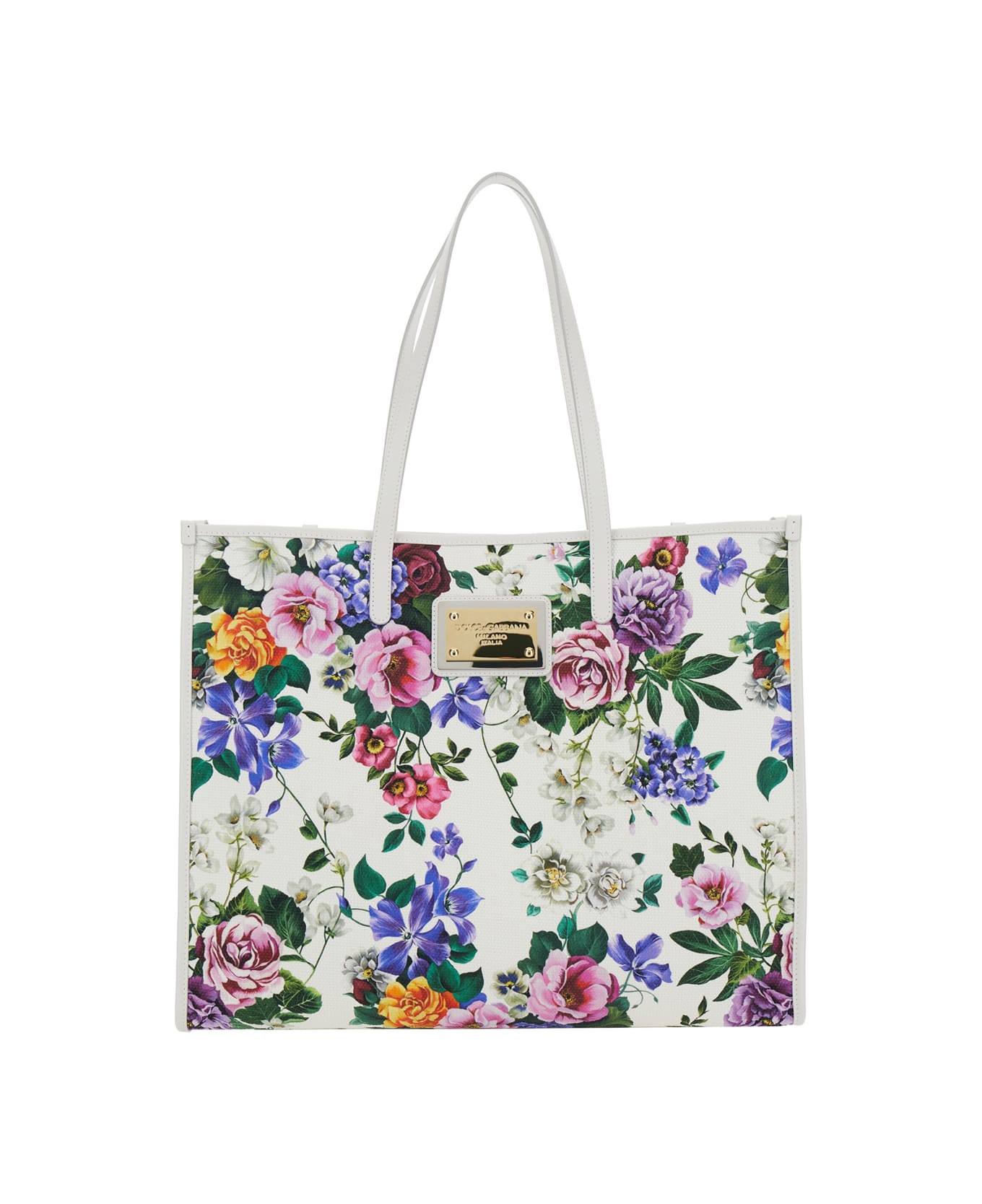 Dolce 
Gabbana Floral Print Tote Bag - MIX FIORI CRETONNE