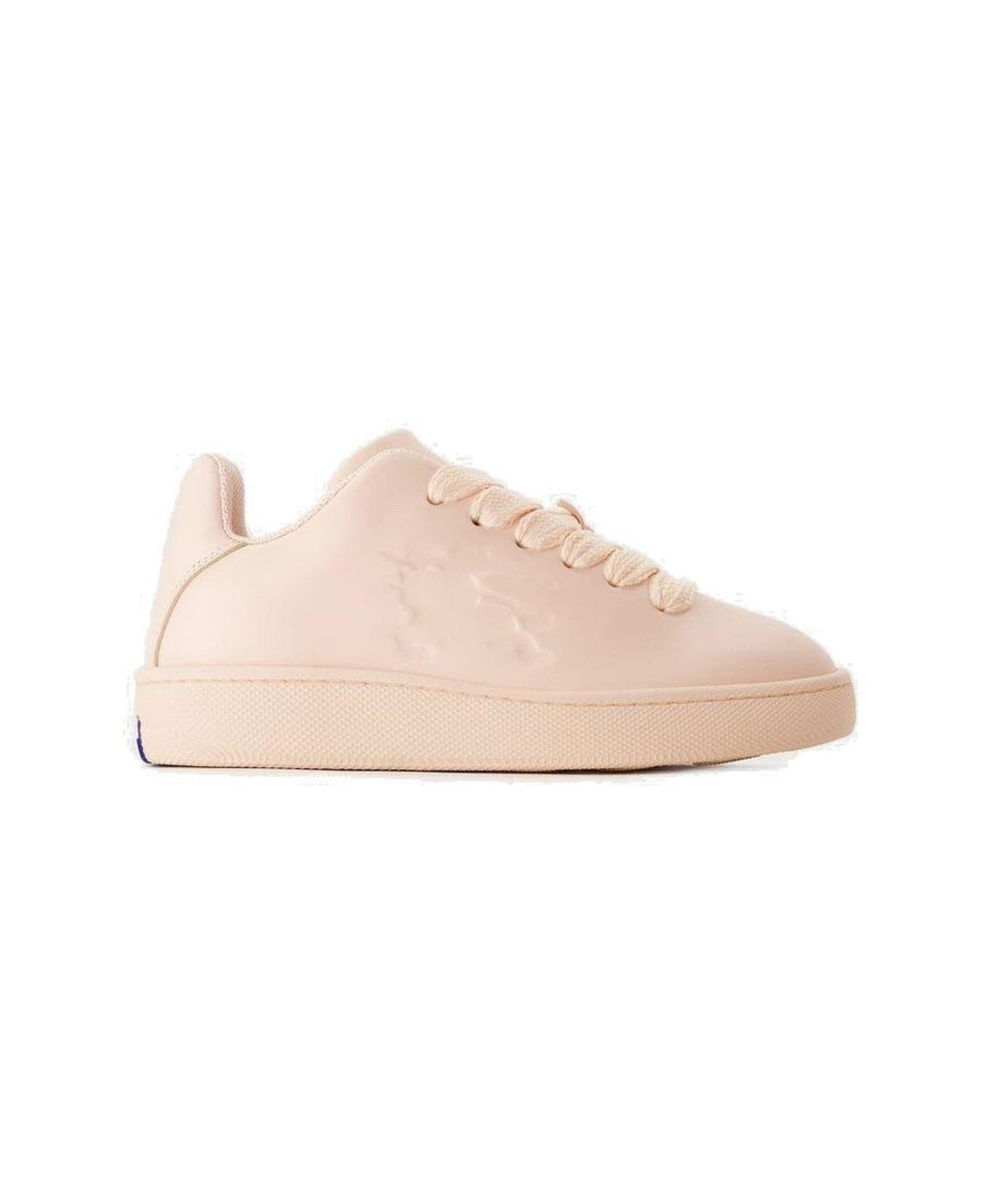 Burberry Box Equestrian Knight Embossed Sneakers - Rosa
