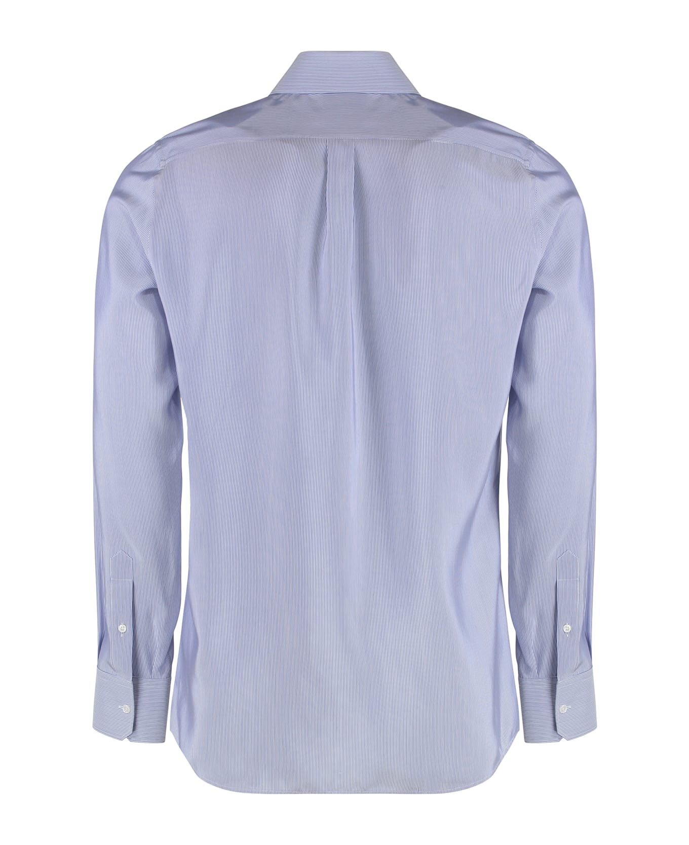 Dolce 
Gabbana Striped Silk Shirt - Light Blue