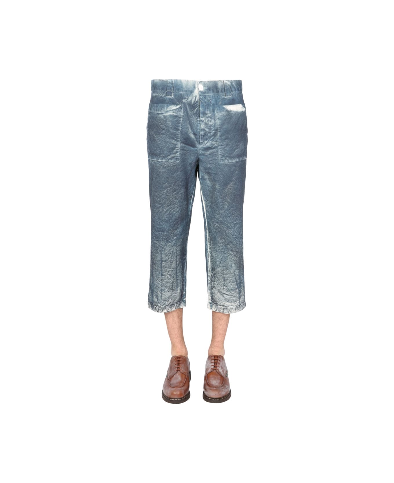 Sunnei Straight Trousers - BLUE ボトムス