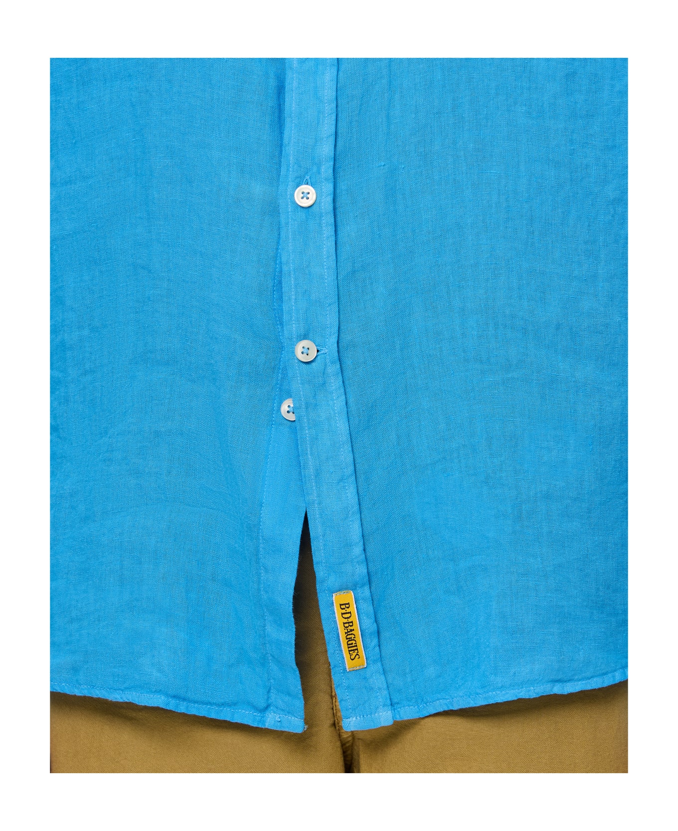 B.D. Baggies Linen Shirt - Clear Blue