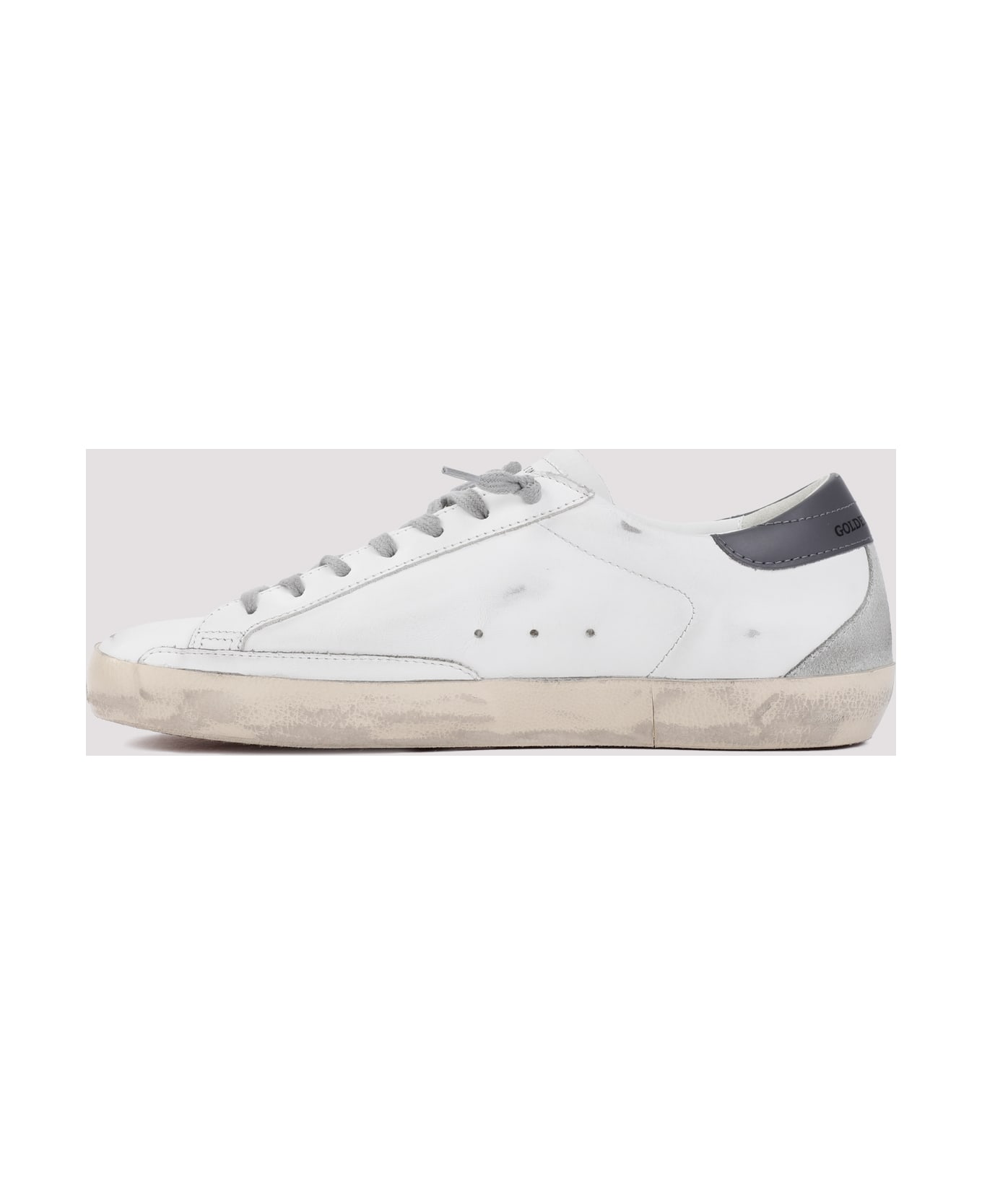 Golden Goose Superstar Sneakers - White Ice Dark Gray