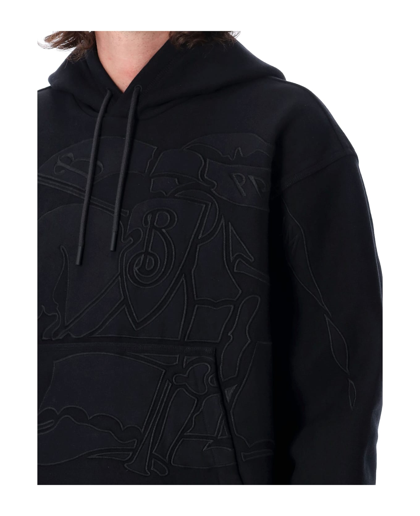 Burberry London Ekd Hoodie - BLACK