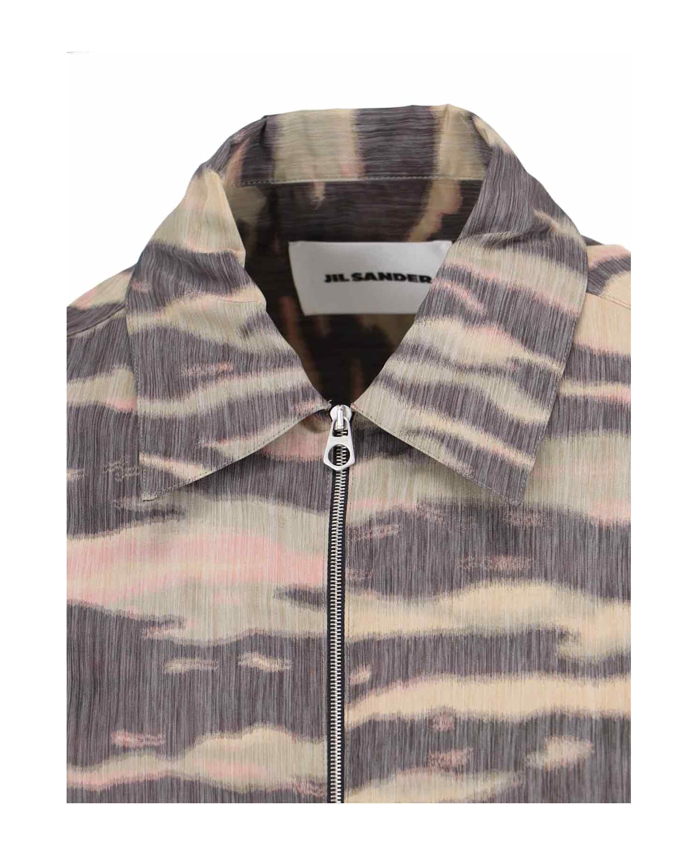 Jil Sander Zip Shirt - Beige