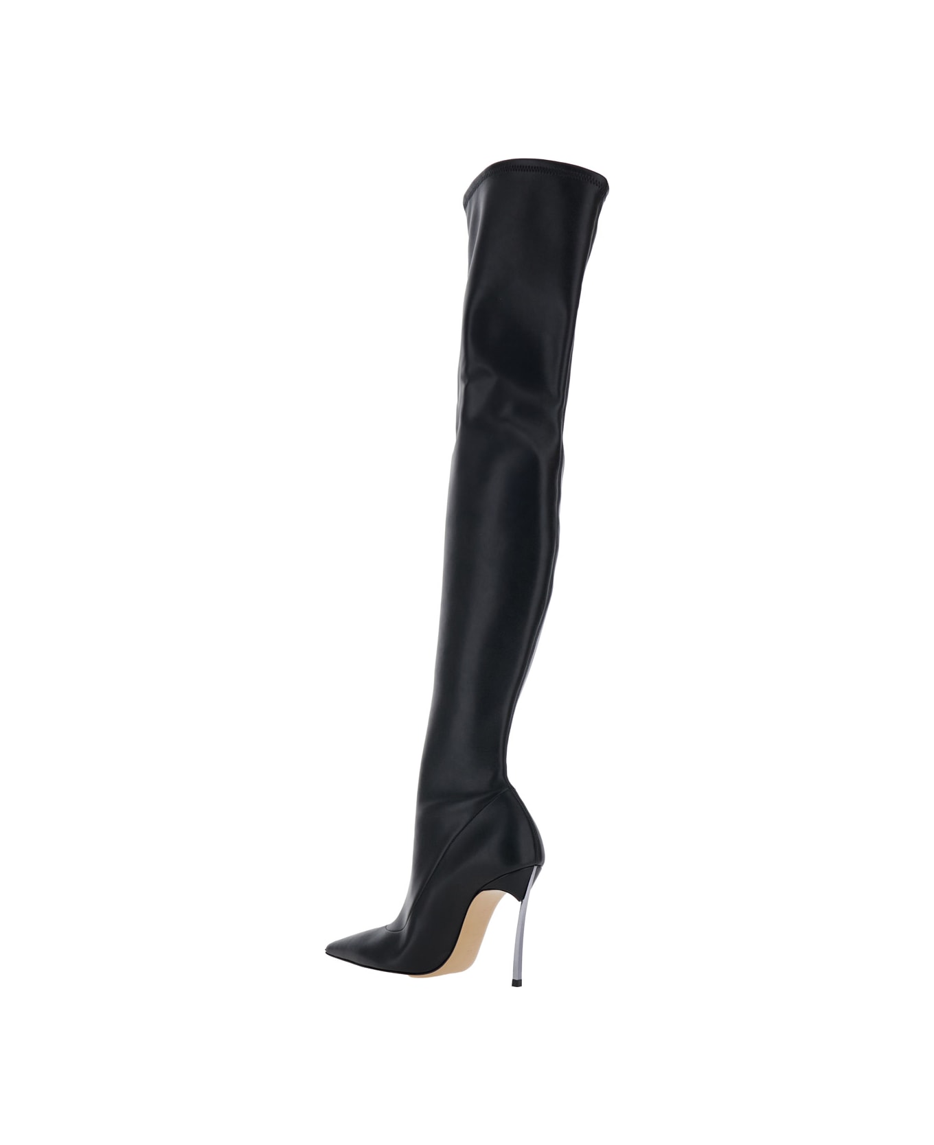 Casadei 
superblade
 Black Over-the-knee Boots With Stiletto Heels In Leather Woman - Black