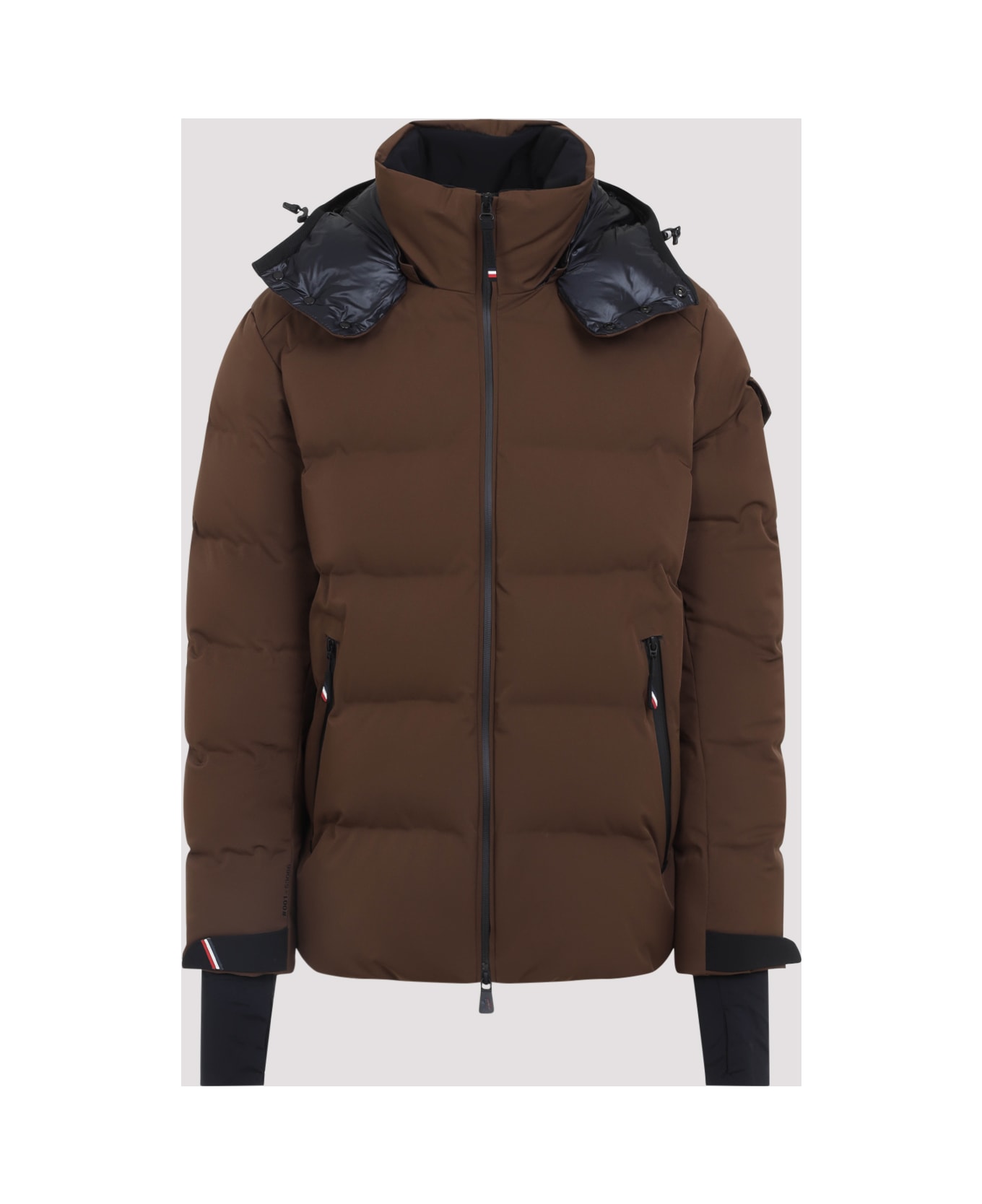 Moncler Grenoble Moncler Montgetech Short Down Jacket - Brown