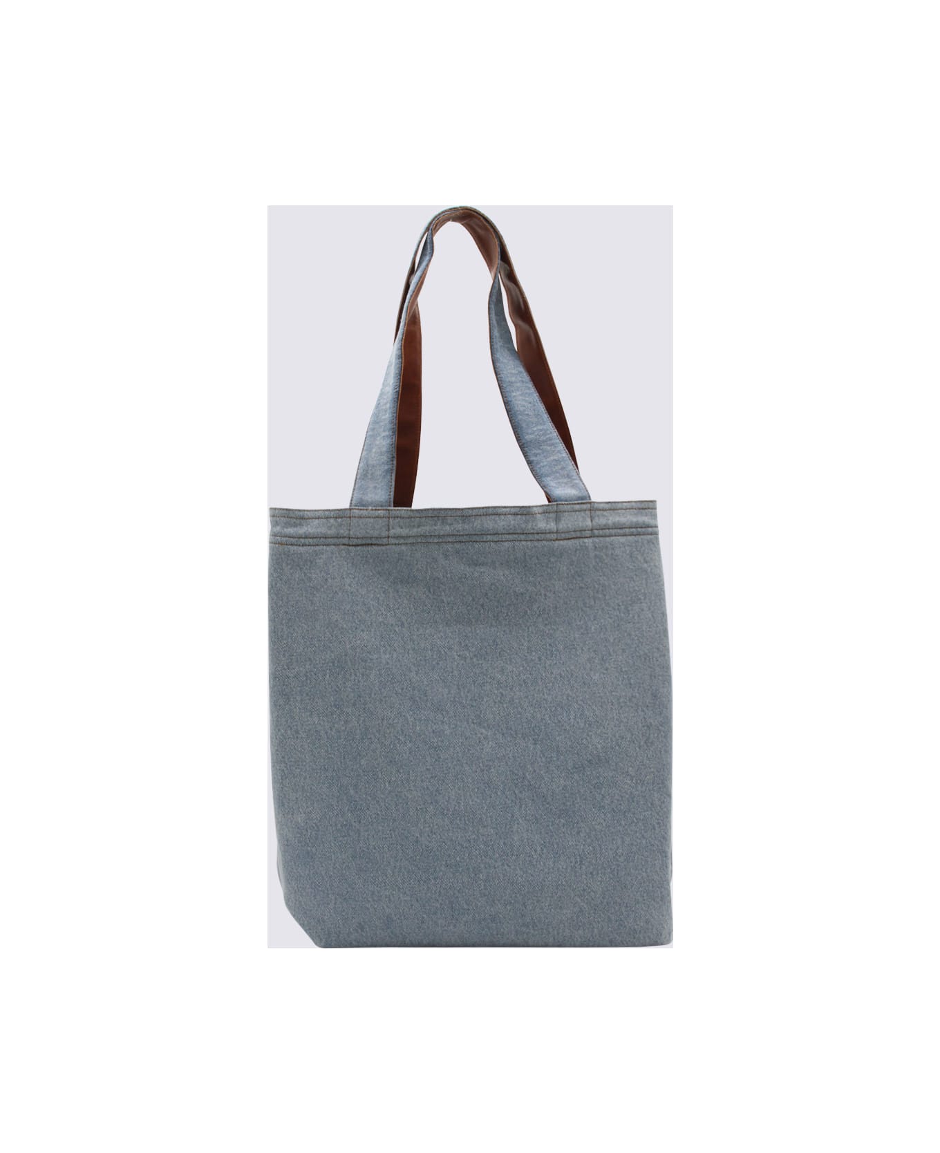 Y/Project Blue Cotton Tote Bag